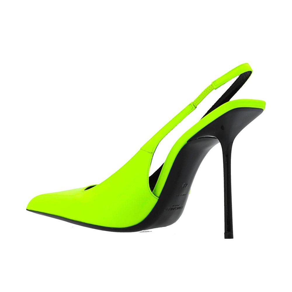 Bicolor Calfskin Platform Pumps