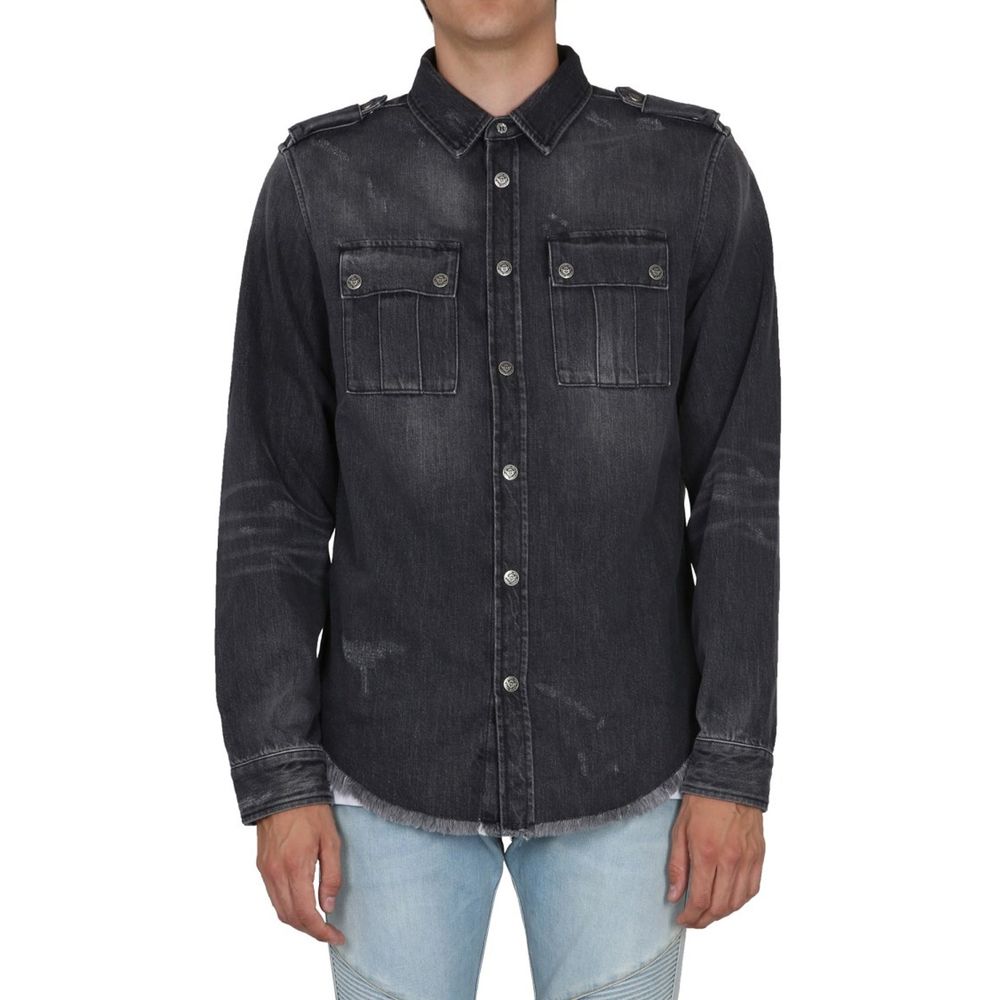 Black Denim Shirt