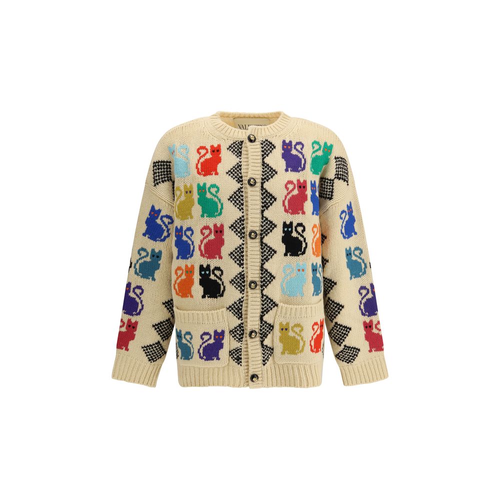 Multicolor Wool Cardigan