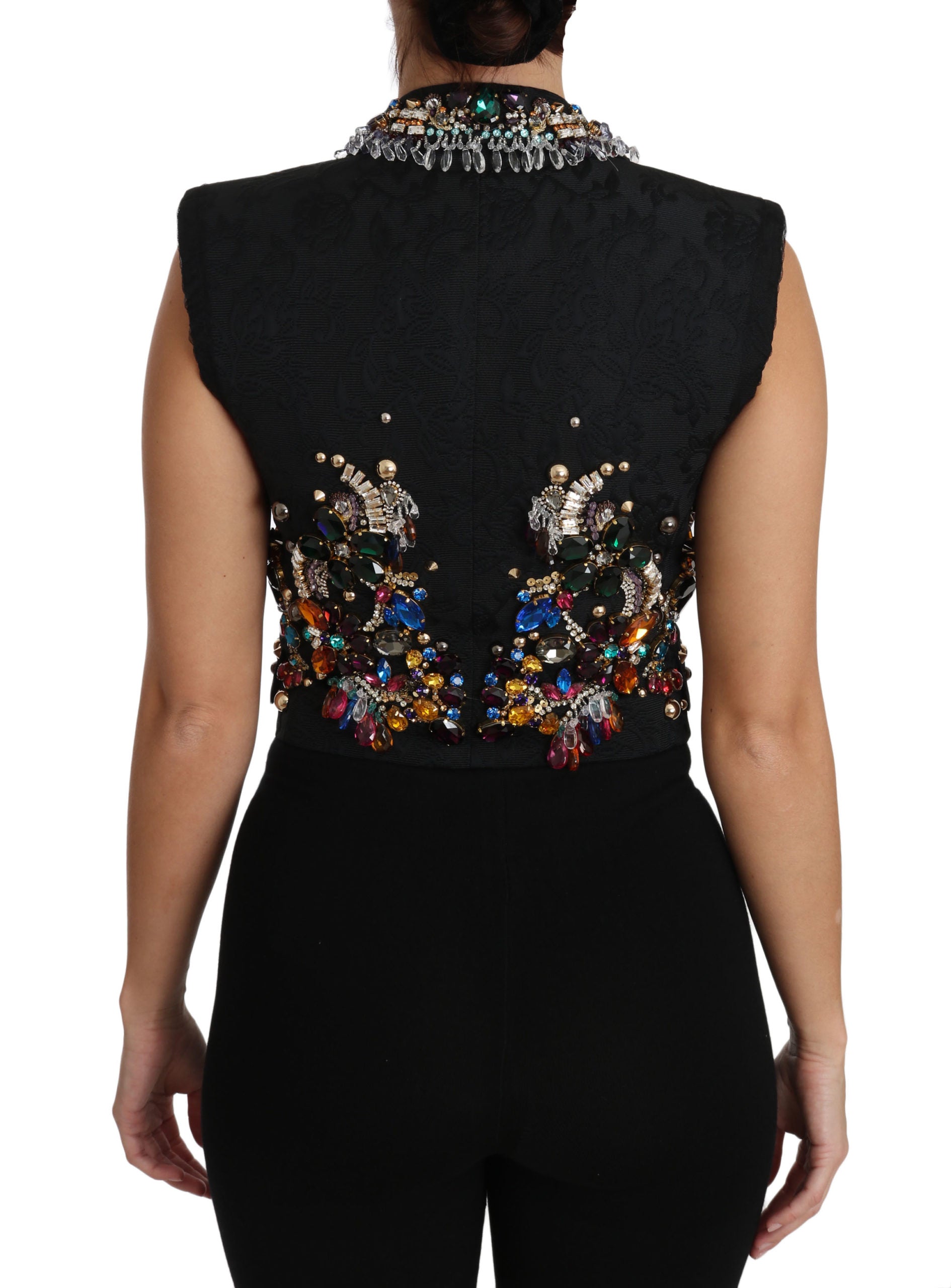 Zwarte kristallen Sicilië vest