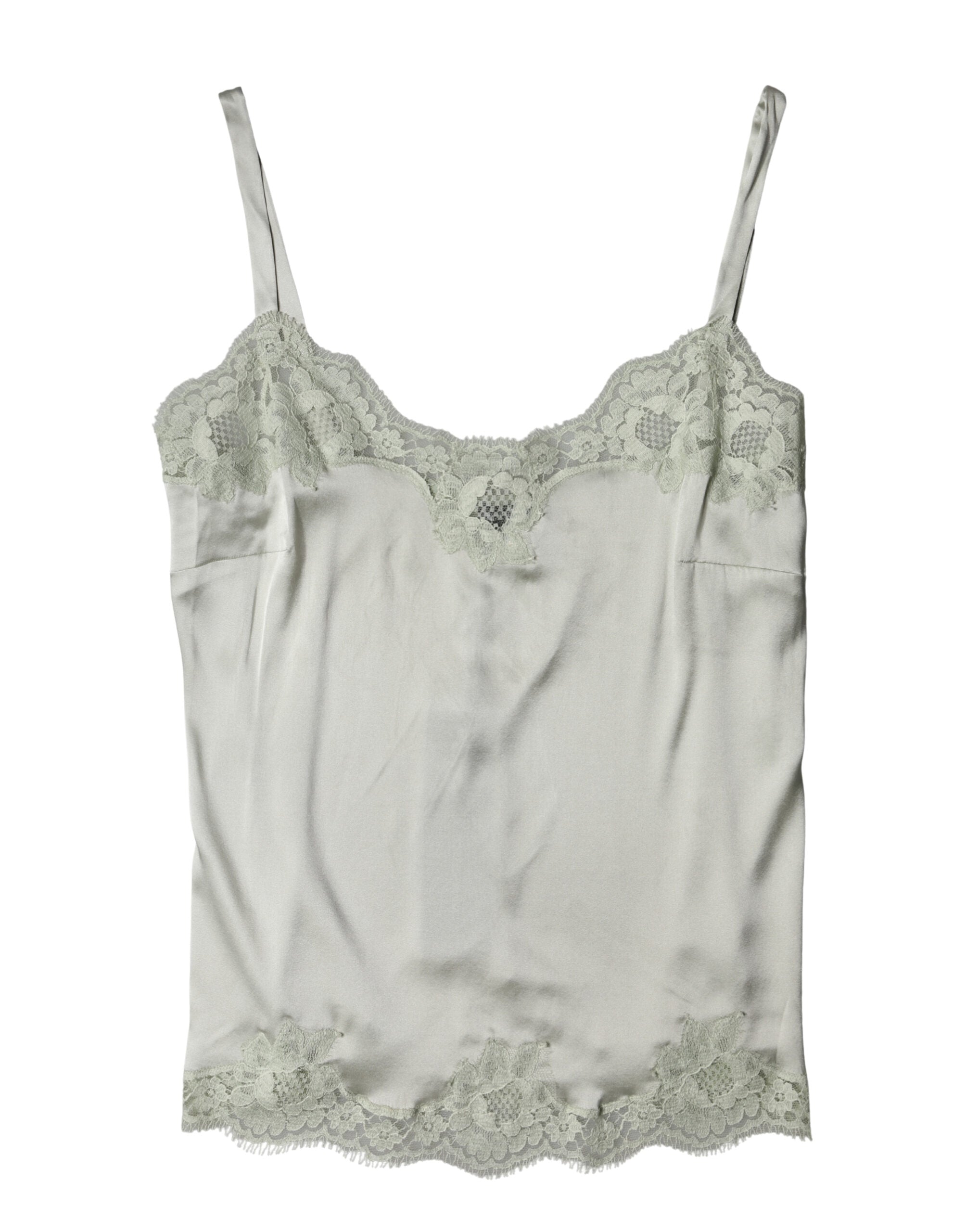 Light Green Floral Lace Lingerie Top Underwear