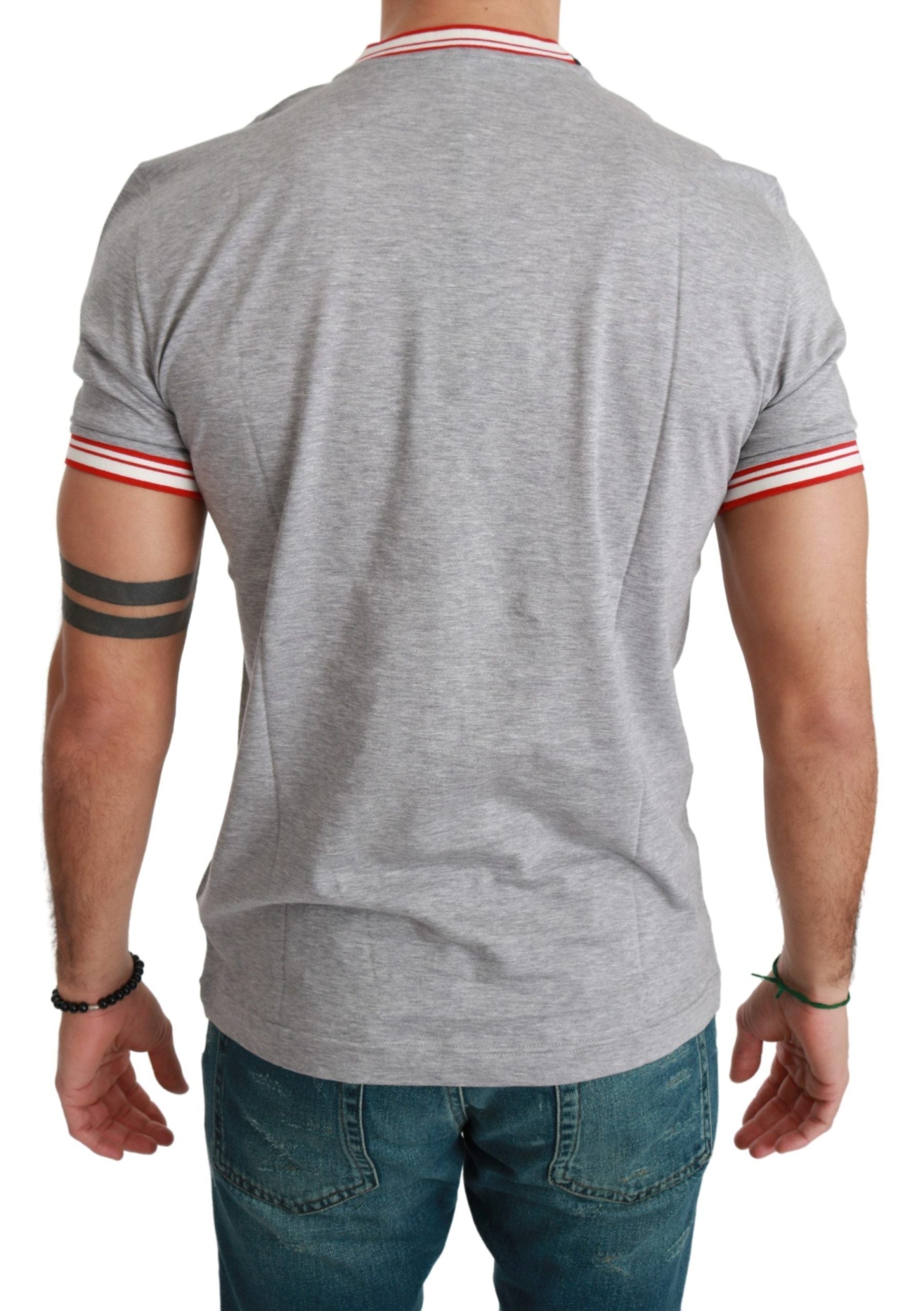 Grijs katoenen top 2019 Jaar van het Varken T-shirt