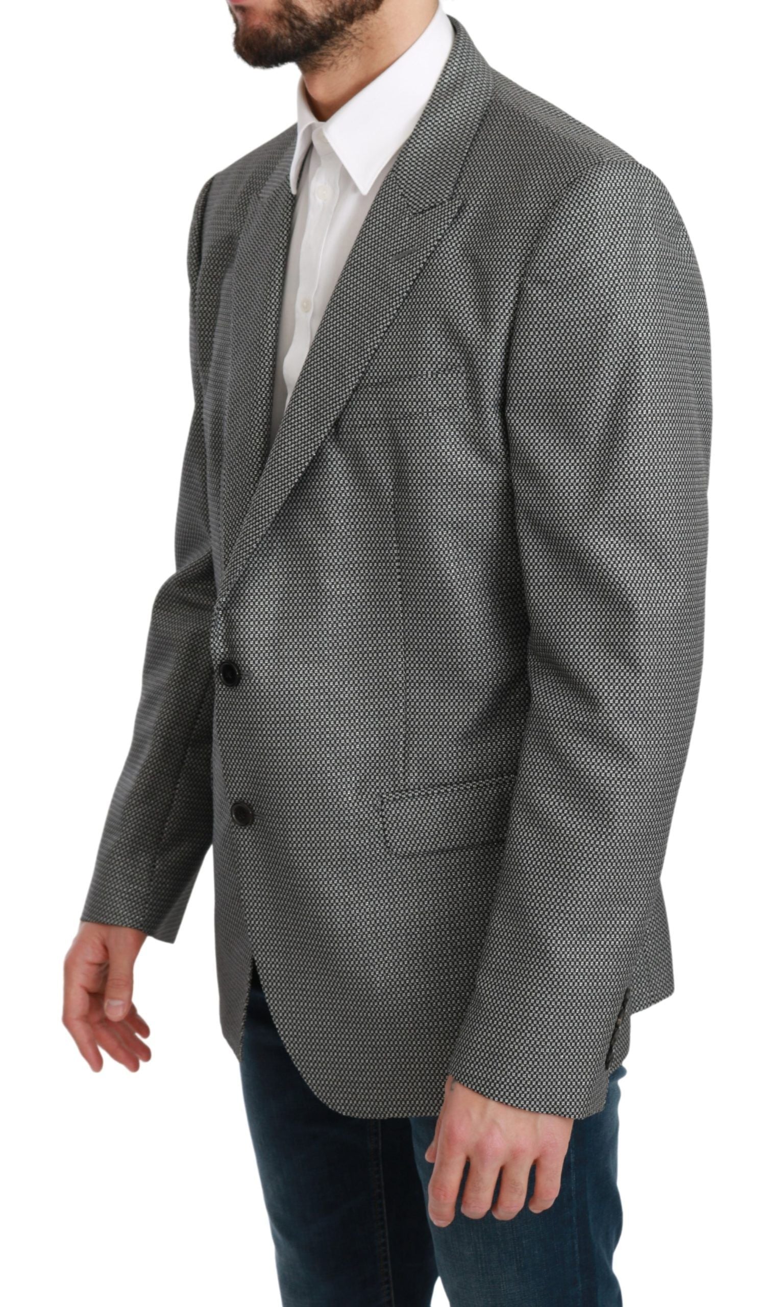 Grijze Slim Fit Formele MARTINI Blazer