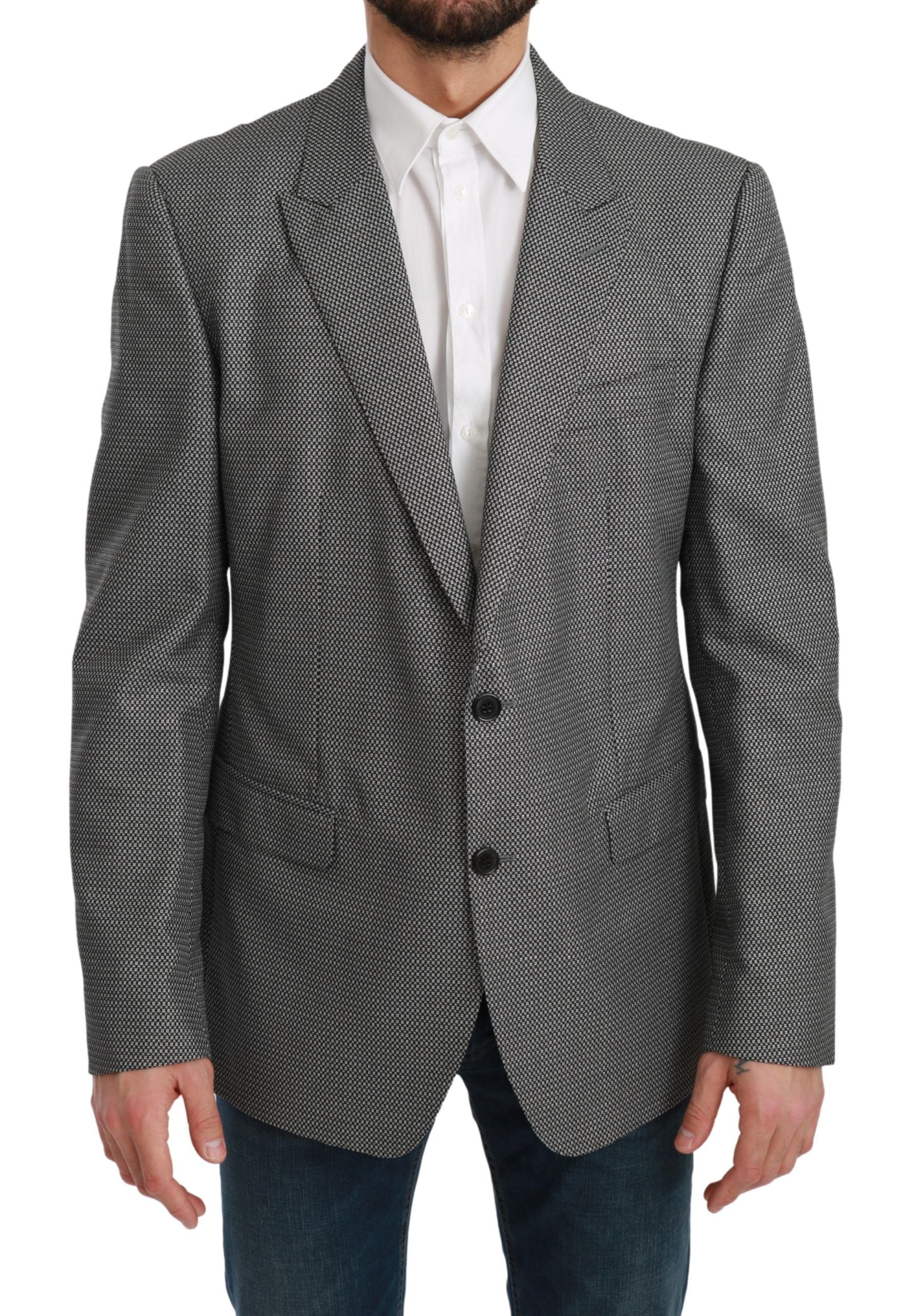 Grijze Slim Fit Formele MARTINI Blazer