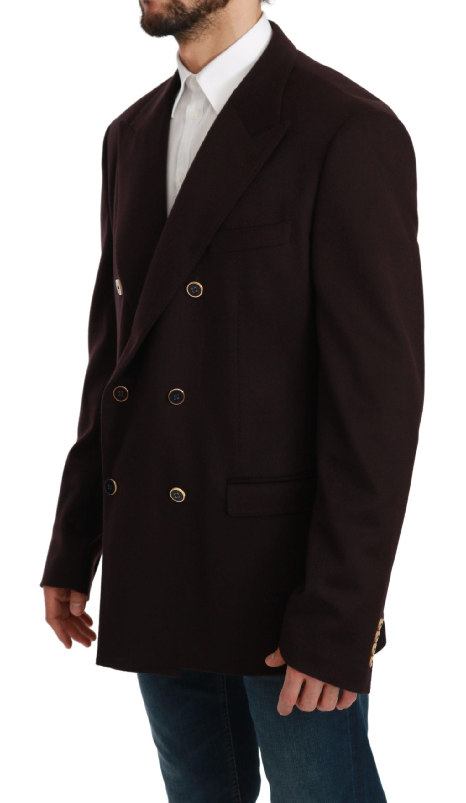 Bordeaux kasjmier jas TAORMINA blazer