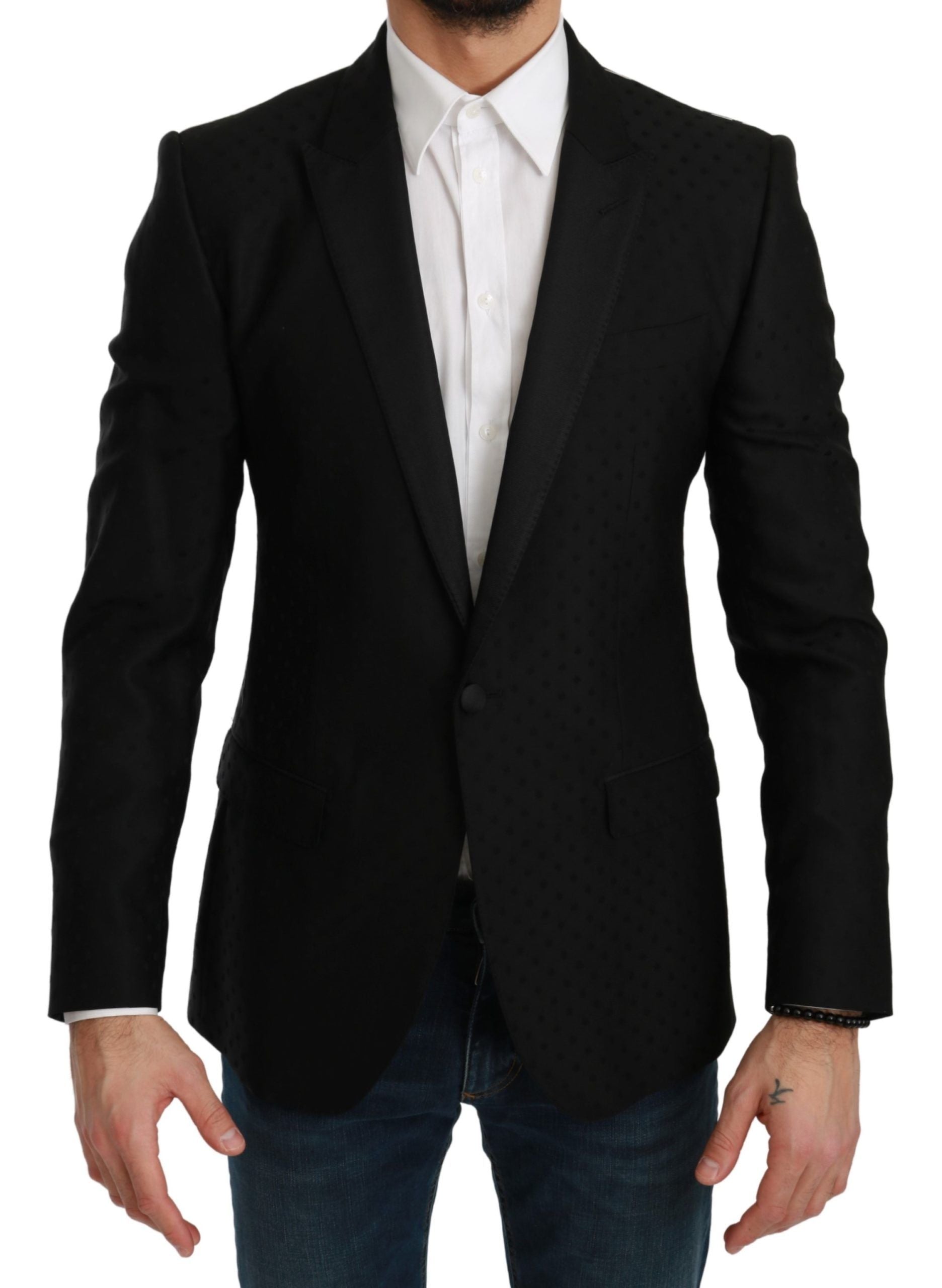 Zwarte Slim Fit Jas MARTINI Blazer