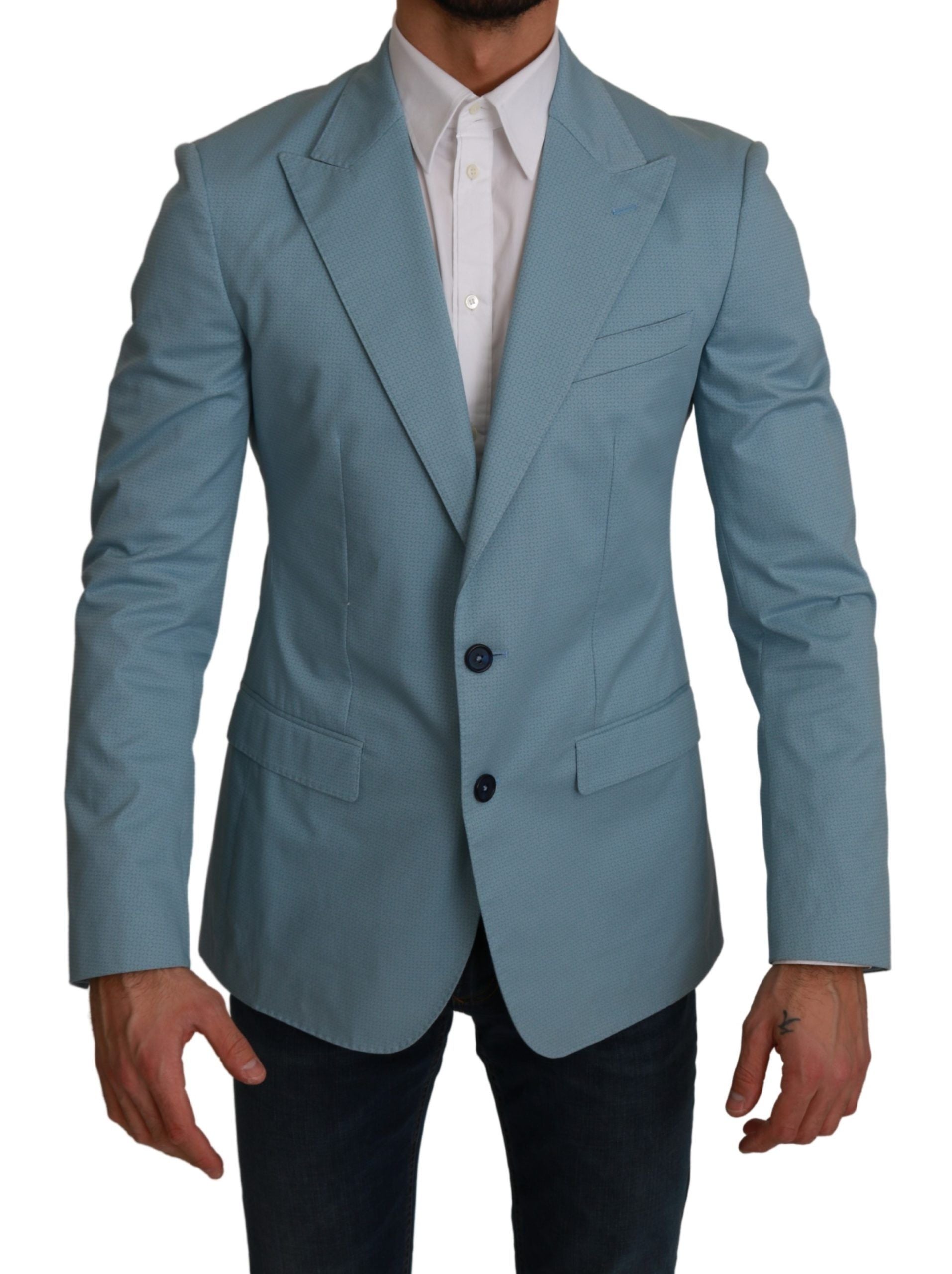 Blauwe Slim Fit Jas MARTINI Blazer