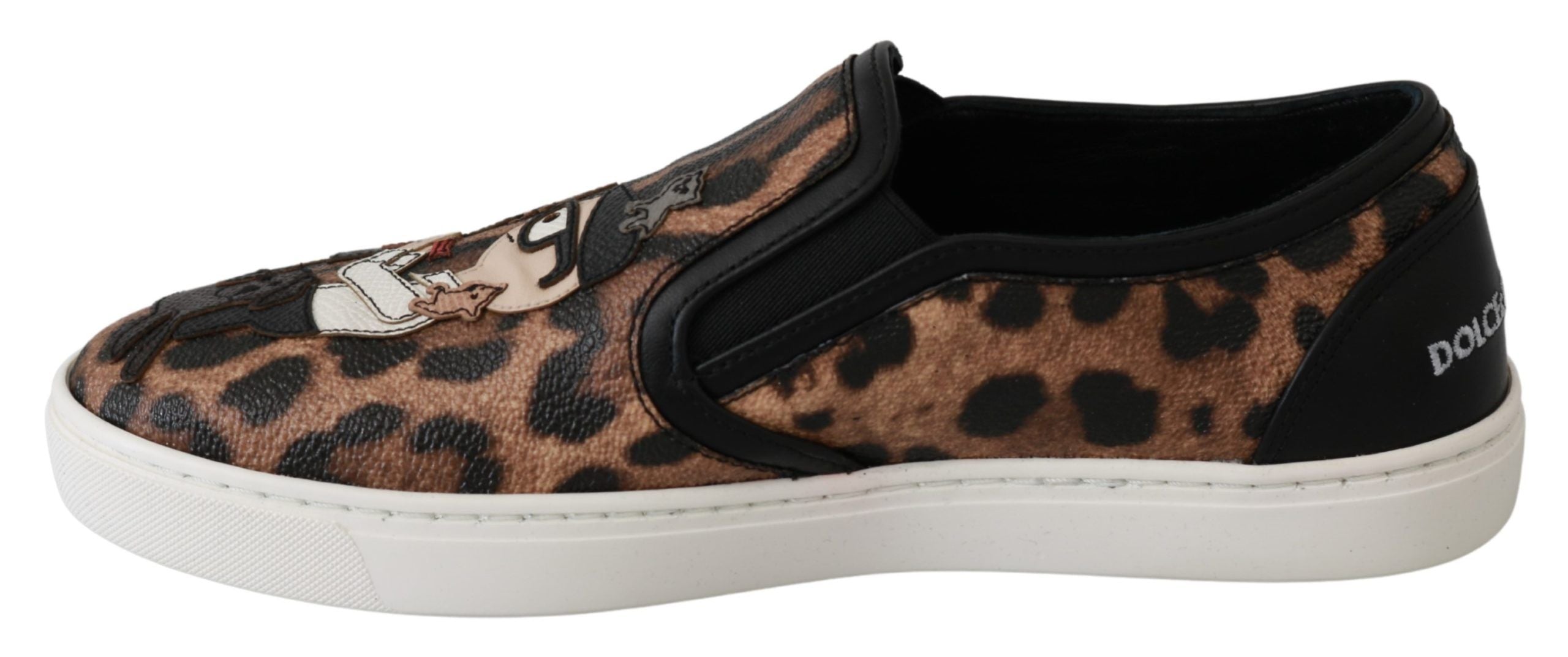 Leren luipaard #dgfamily loafers
