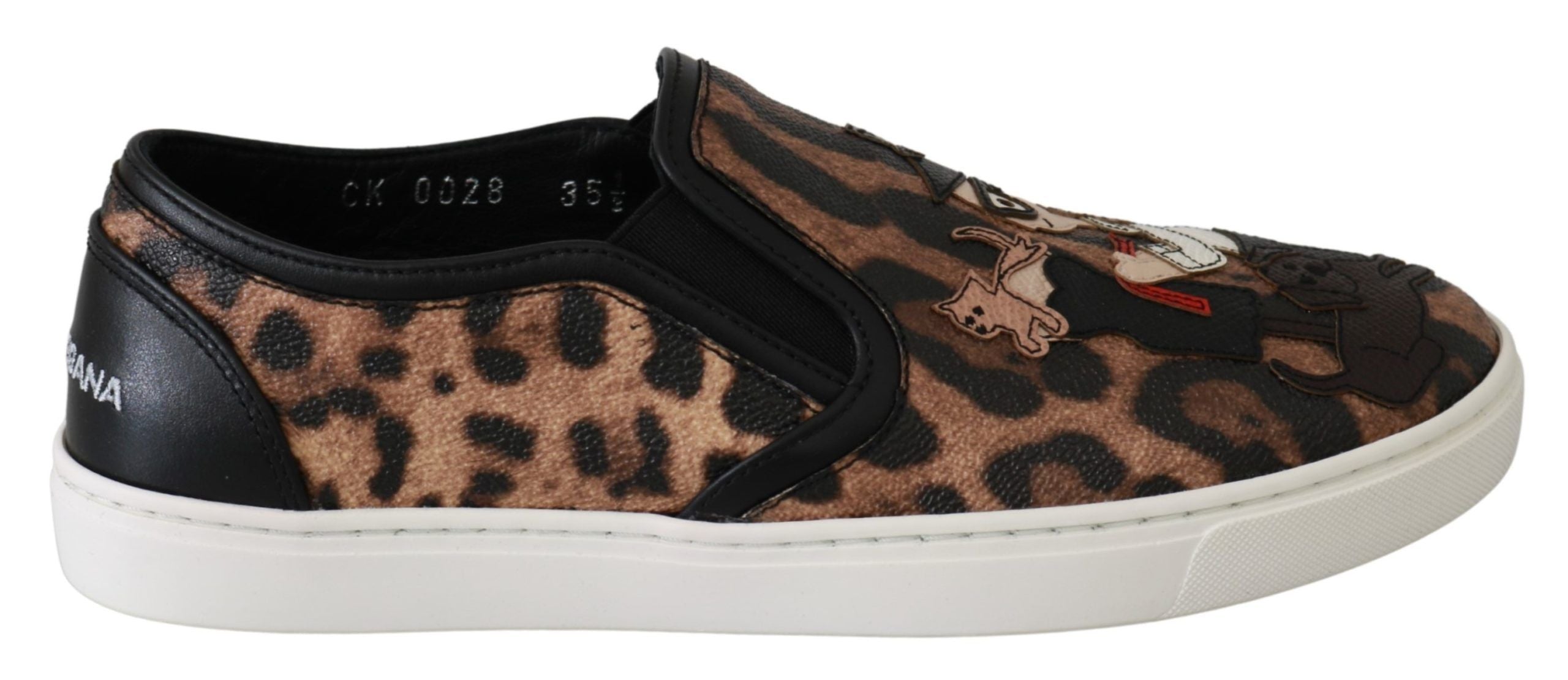 Leren luipaard #dgfamily loafers