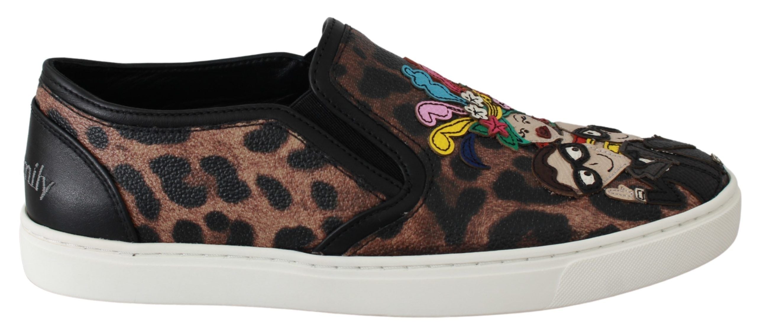 Leren luipaard #dgfamily loafers