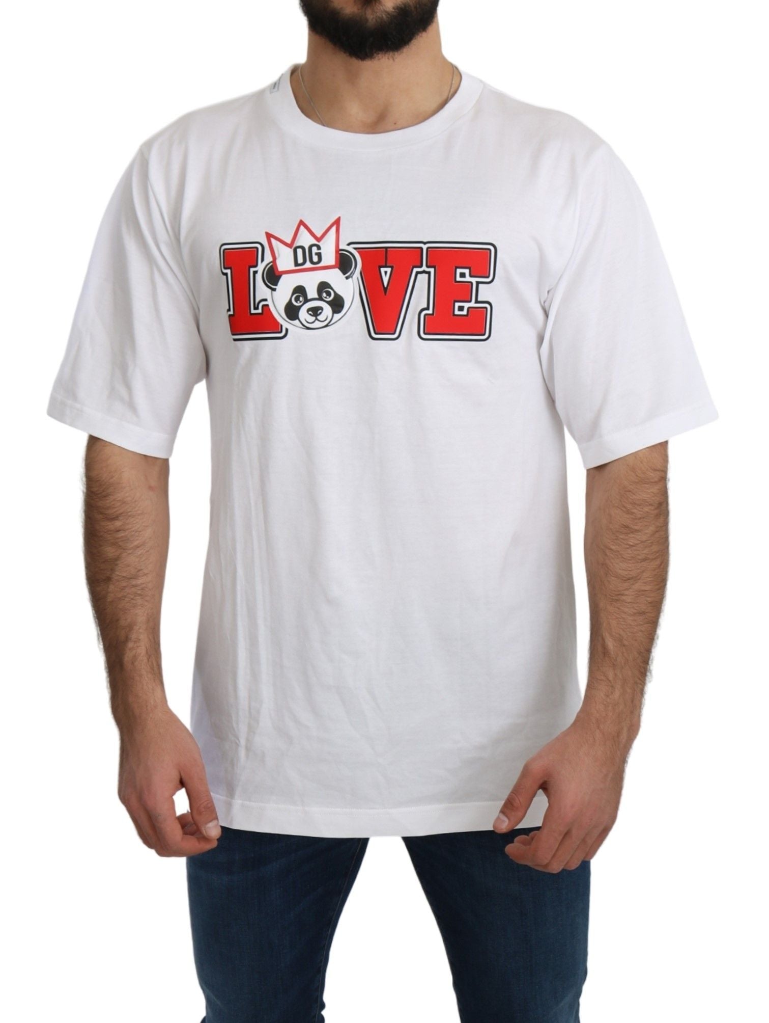 Wit Love Panda Print Top T-shirt