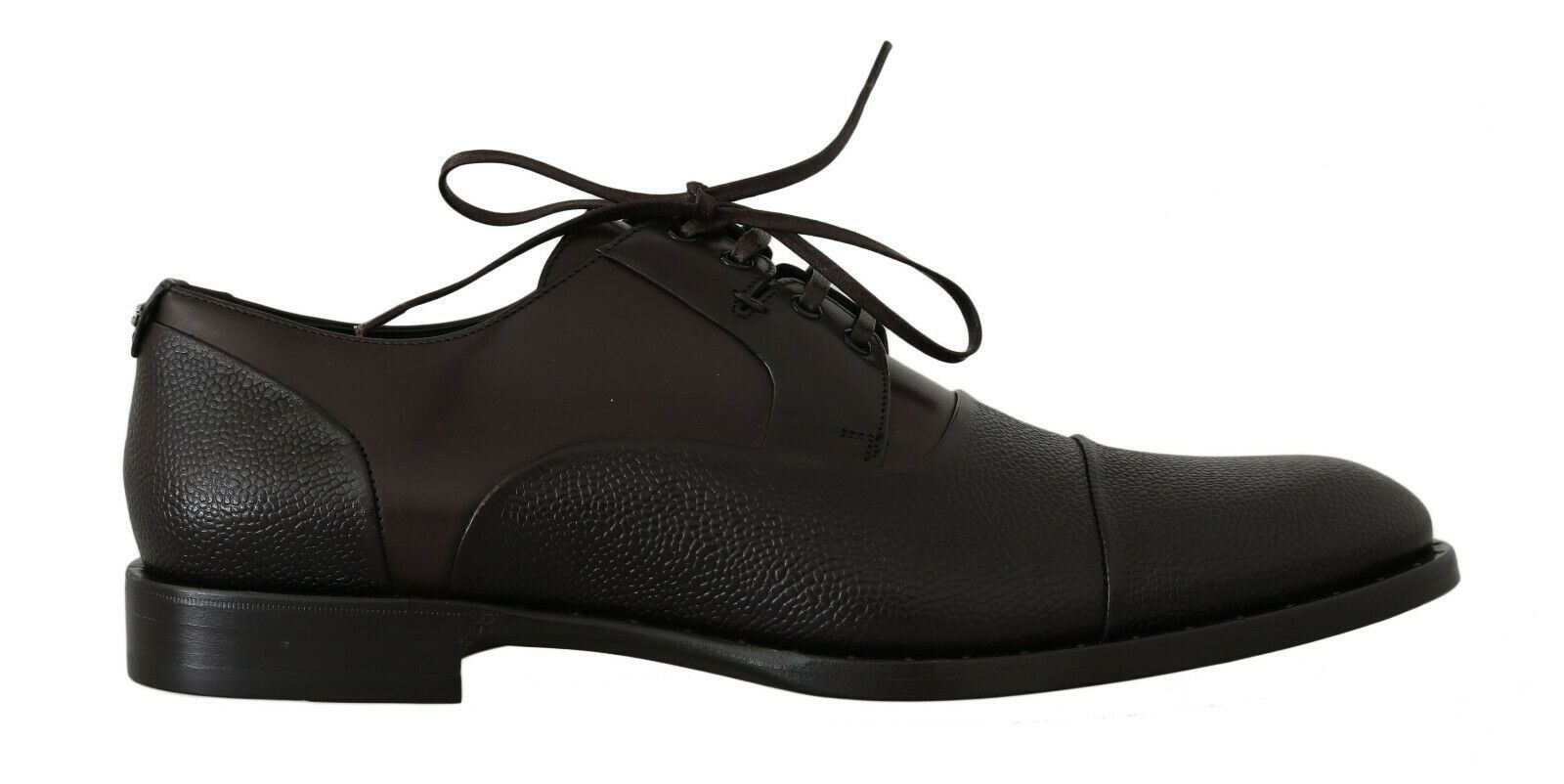 Bruine leren veterschoenen voor heren