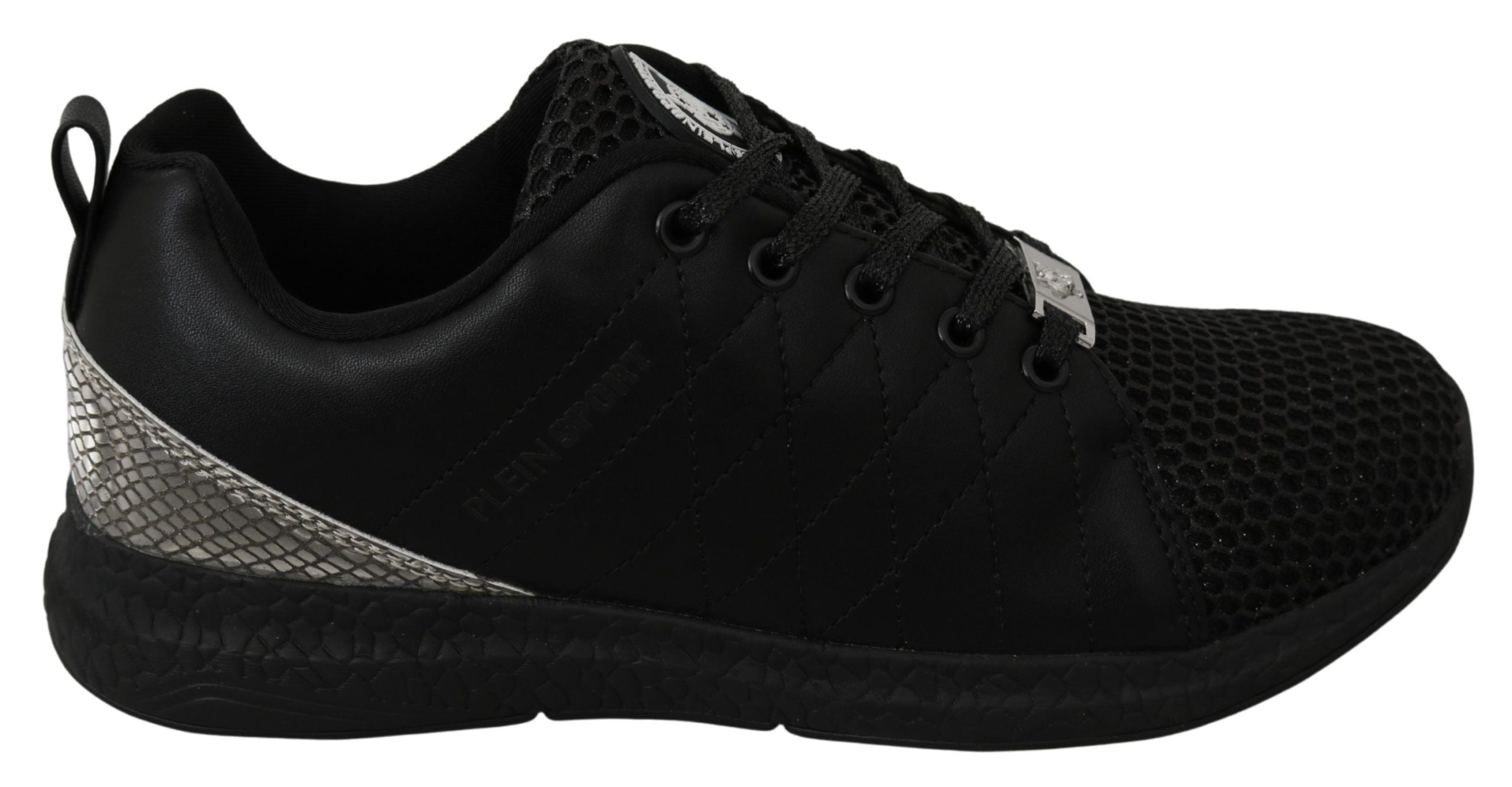 Zwarte casual hardloopsneakers