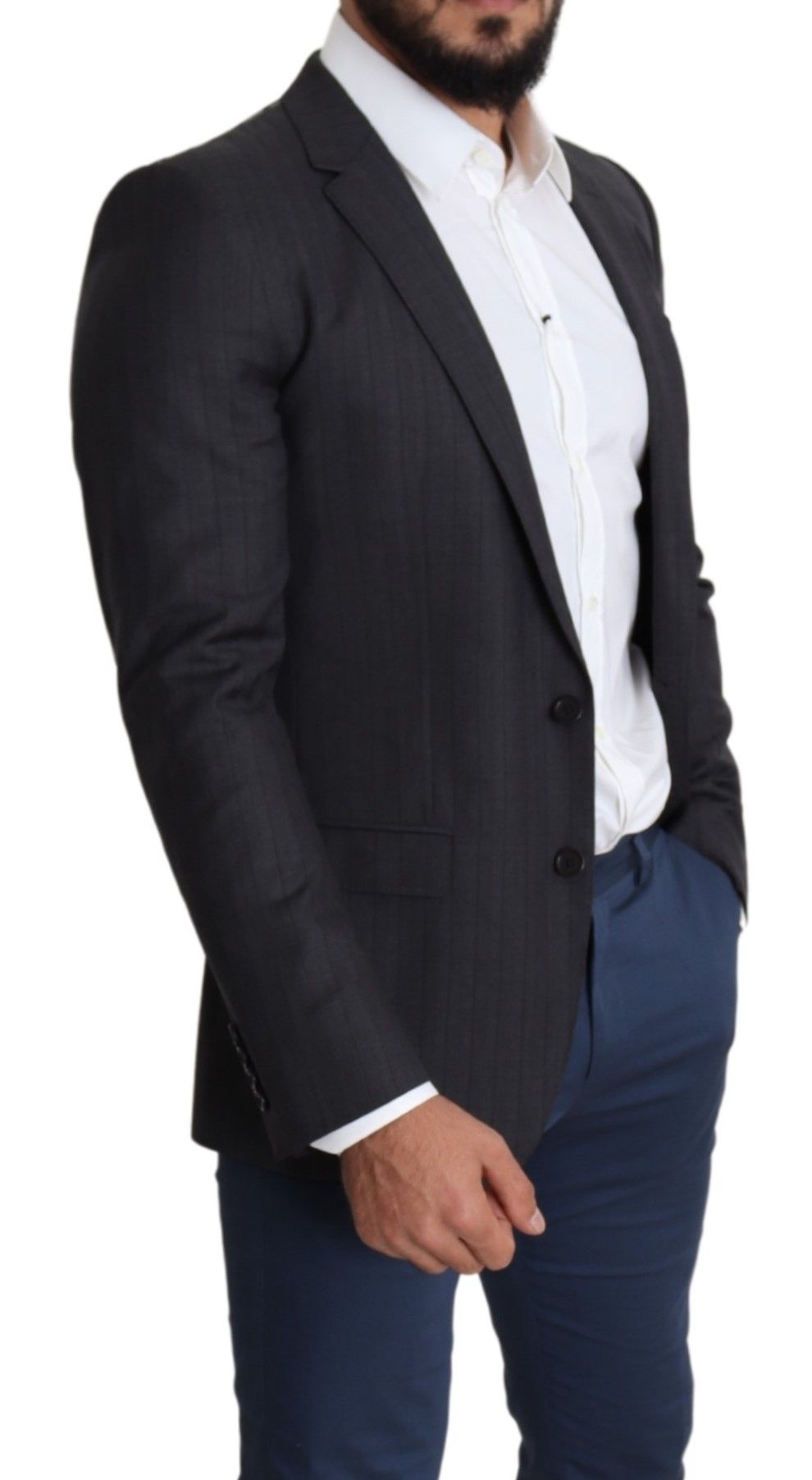 Zwarte wollen enkelrijsjas MARTINI Blazer