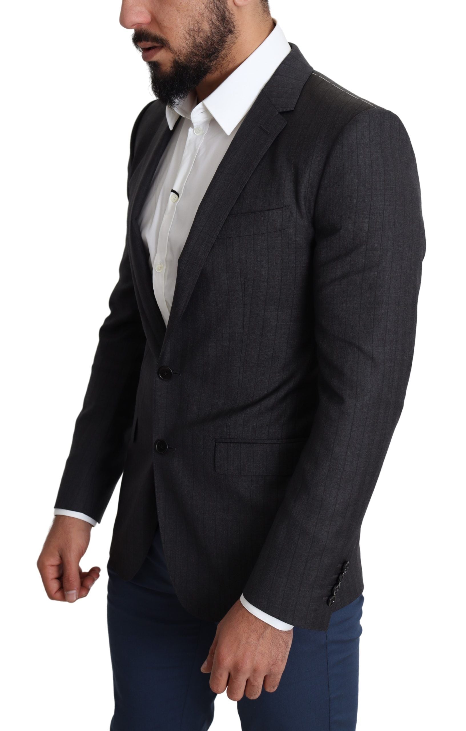 Zwarte wollen enkelrijsjas MARTINI Blazer