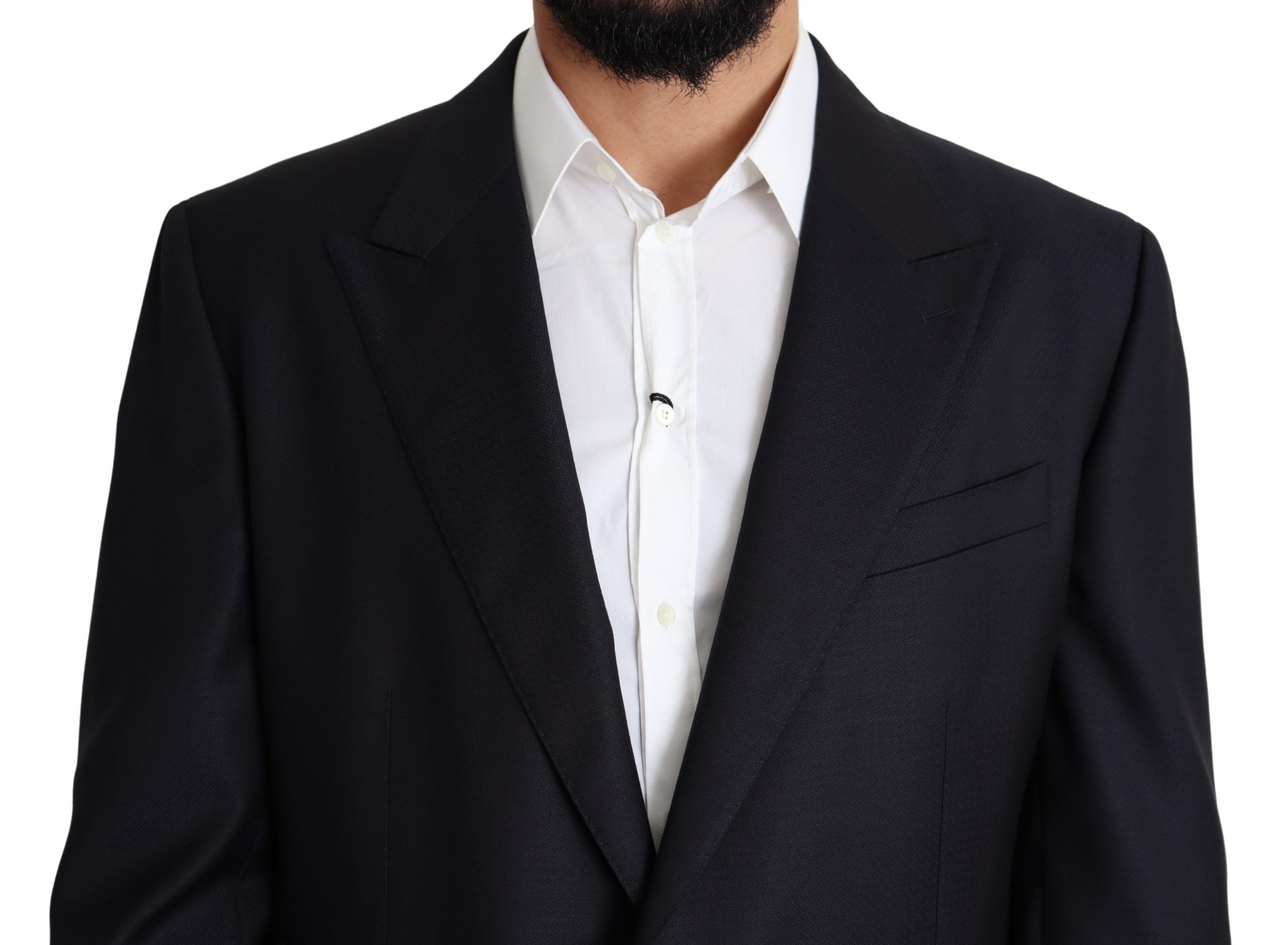 Zwarte wollen enkelrijs NAPOLI blazer
