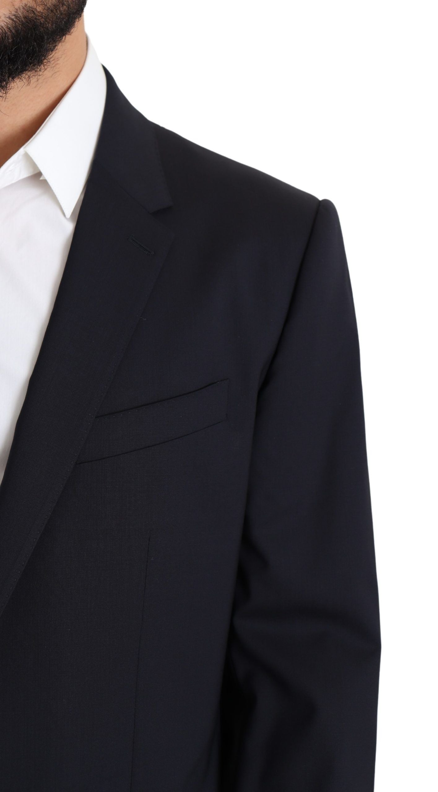 Zwarte wollen stretch herenjas MARTINI Blazer