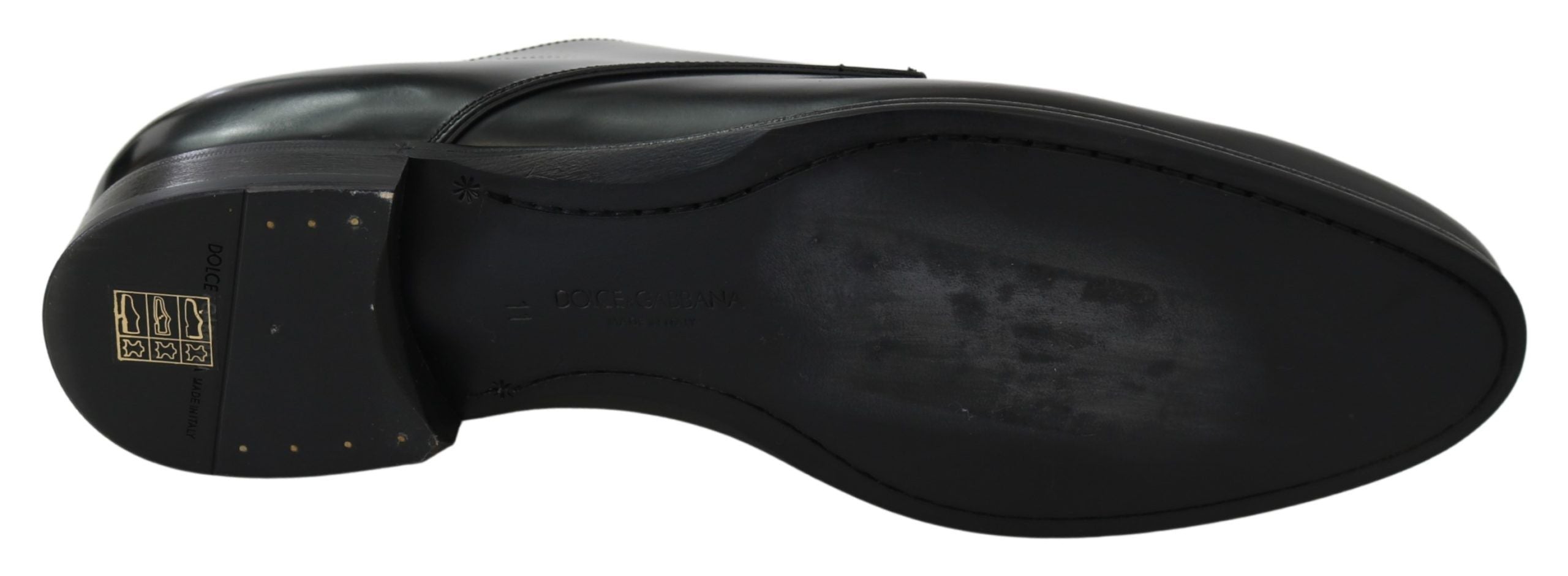 Derby Napoli Zwarte Leren Formele Schoenen