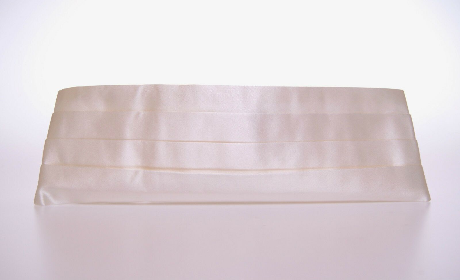 Witte taille smoking riem cummerbund