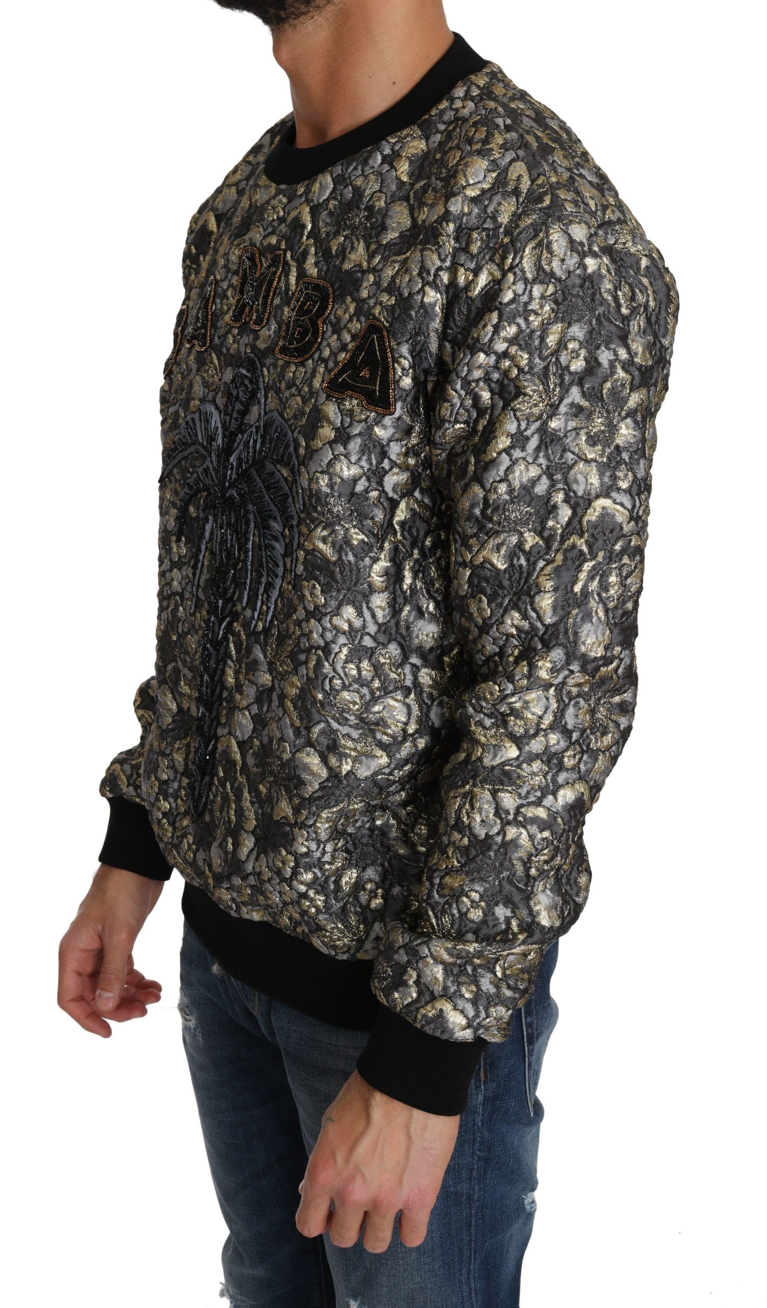 Multicolor SAMBA Jacquard Palmtree Pullover Trui