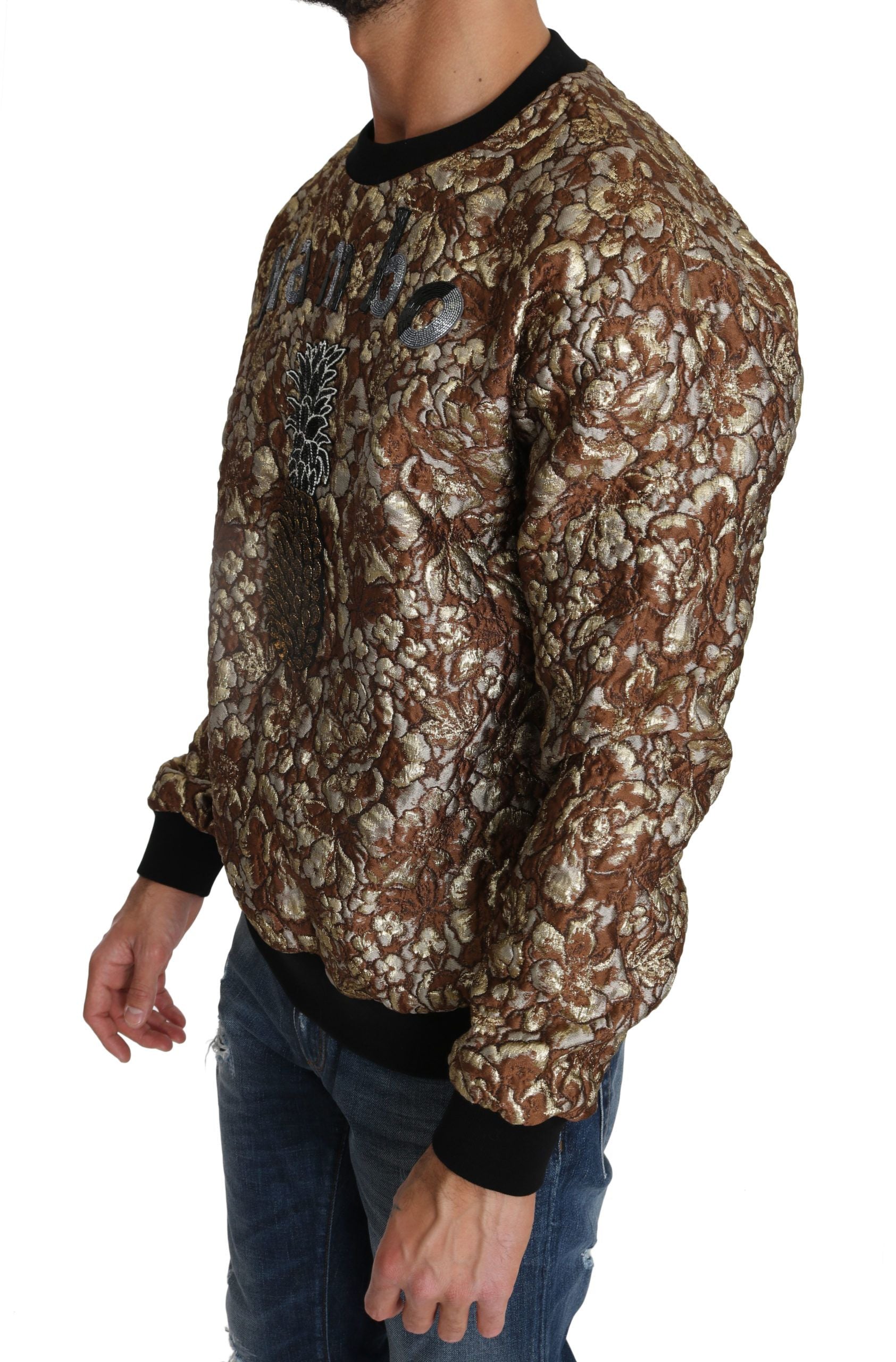 Multicolor MAMBO Jacquard Pineapple Pullover Trui