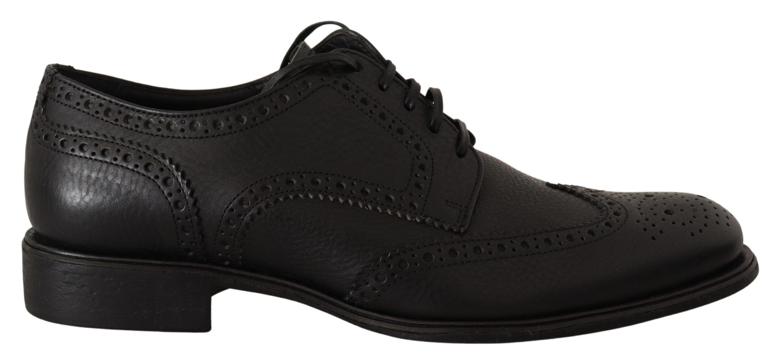 Zwarte leren Oxford Wingtip formele schoenen
