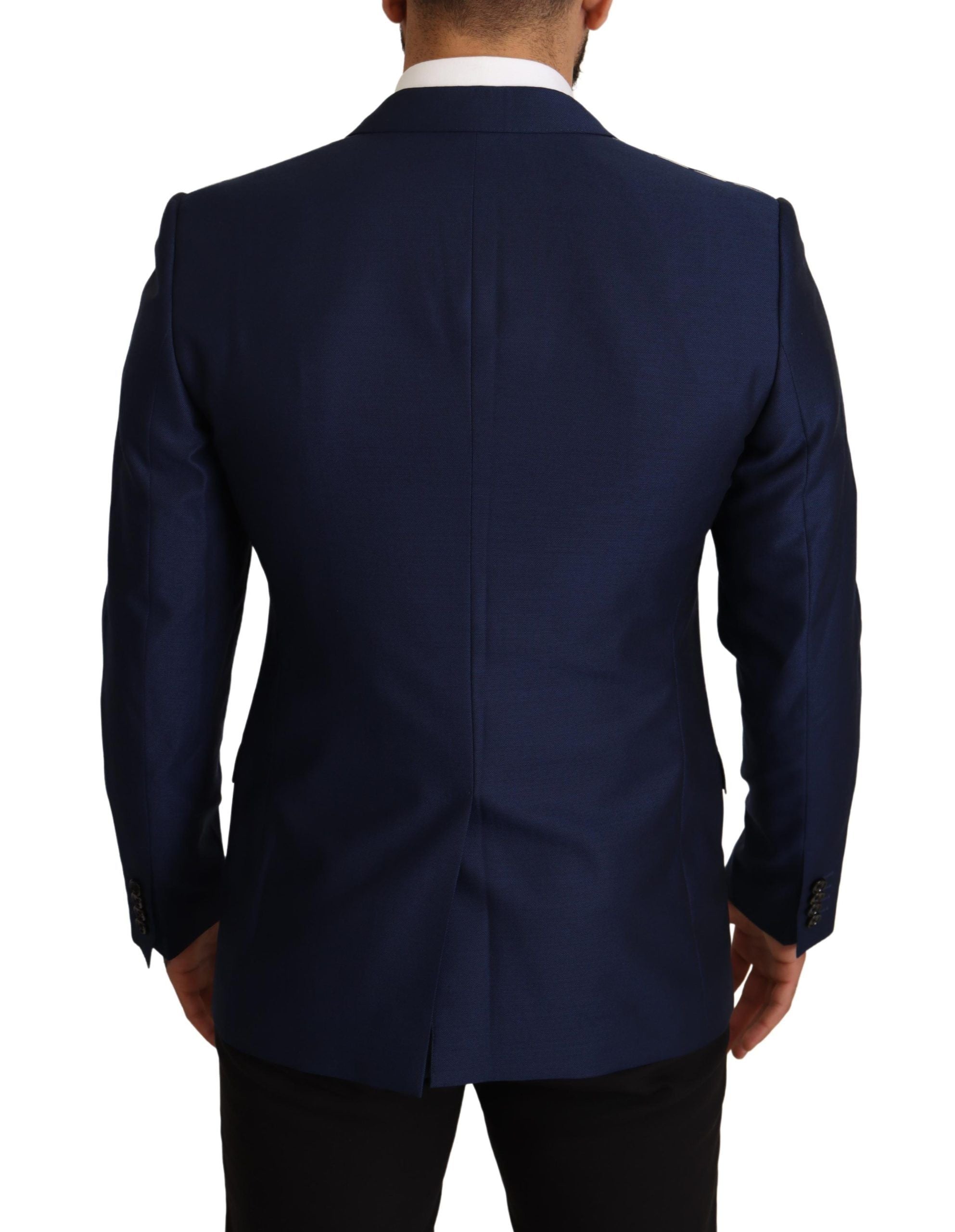 Marineblauwe Slim Fit Jas MARTINI Blazer