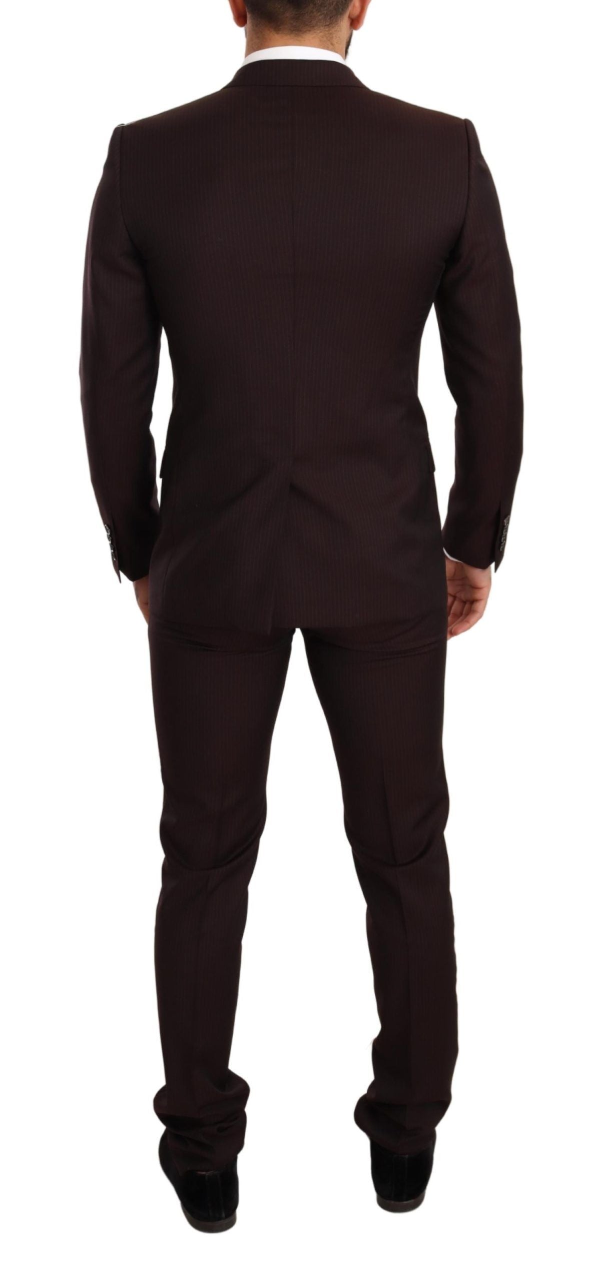 Bordeaux wollen MARTINI slim fit pak
