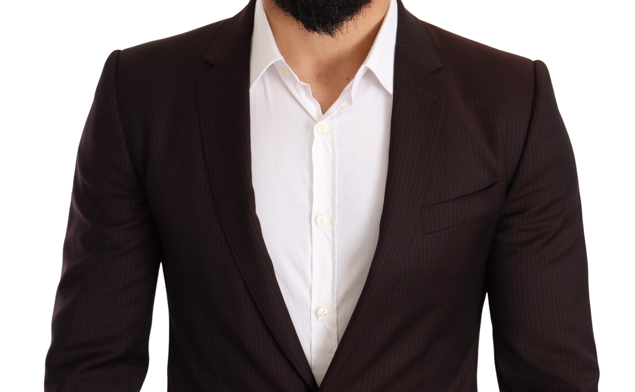 Bordeaux wollen MARTINI slim fit pak