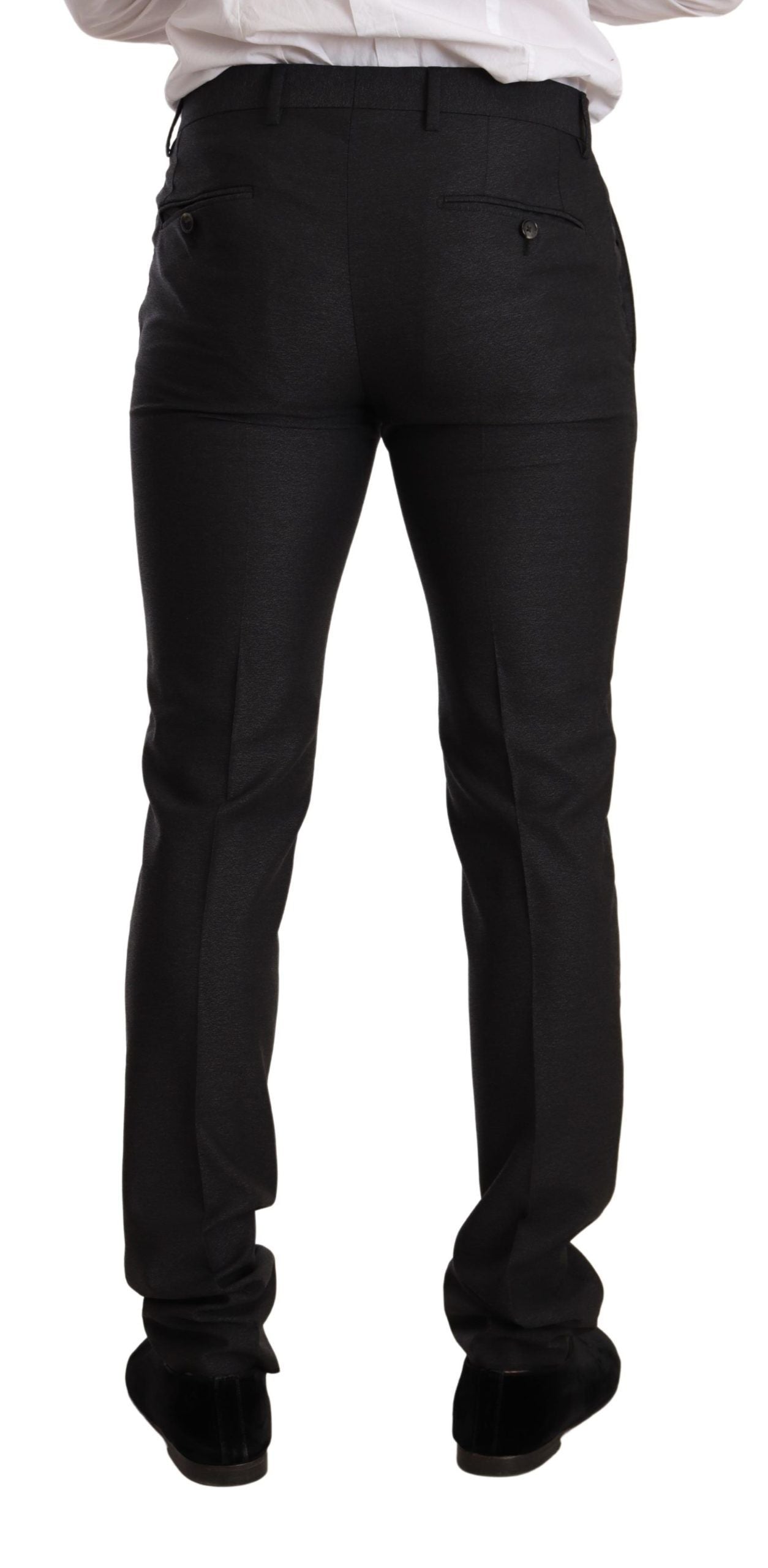 Grijs wollen MARTINI Slim Fit Set Pak