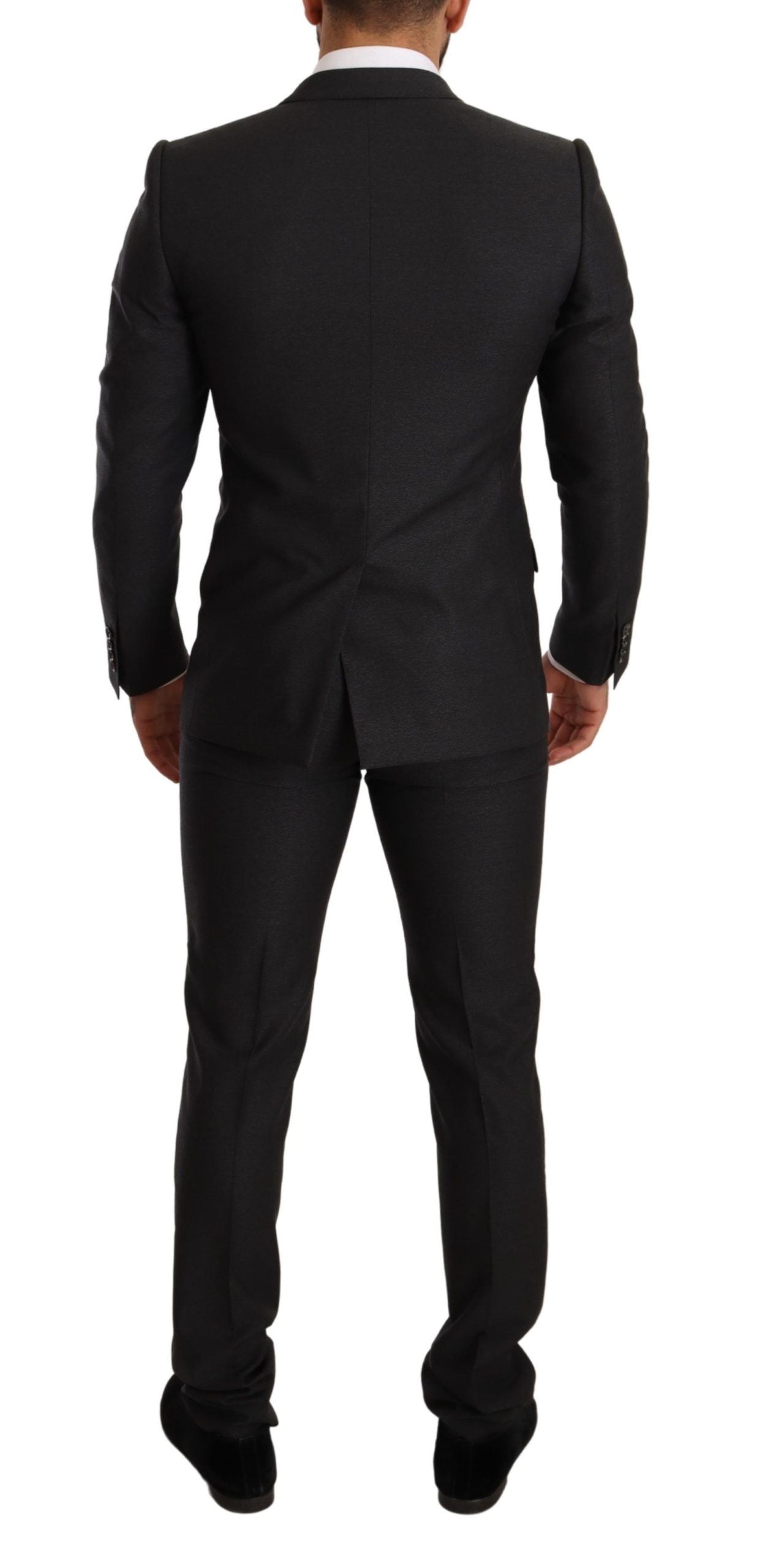 Grijs wollen MARTINI Slim Fit Set Pak