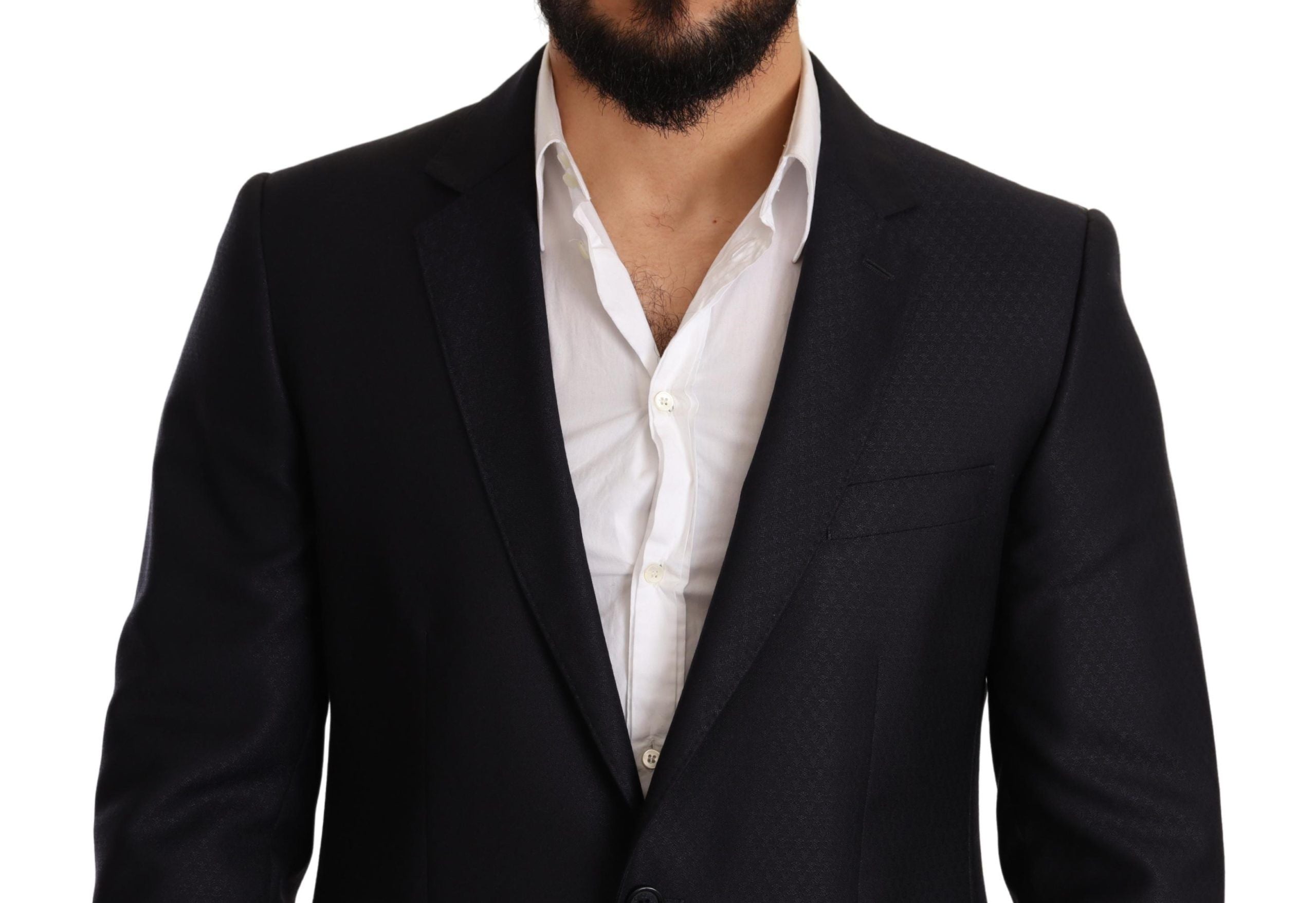 Blauw patroon MARTINI SLIM FIT 2-delig pak