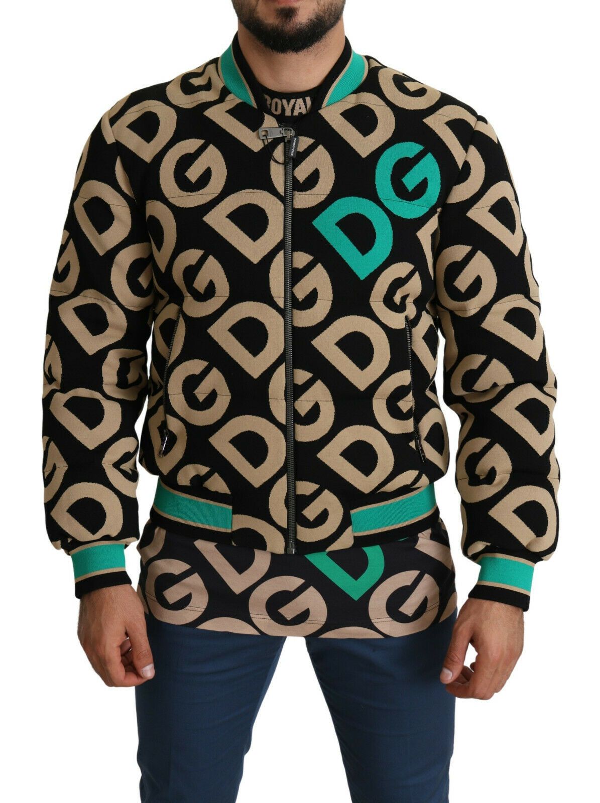 Multicolor DGMILLENNIALS-jas ​​met logoprint