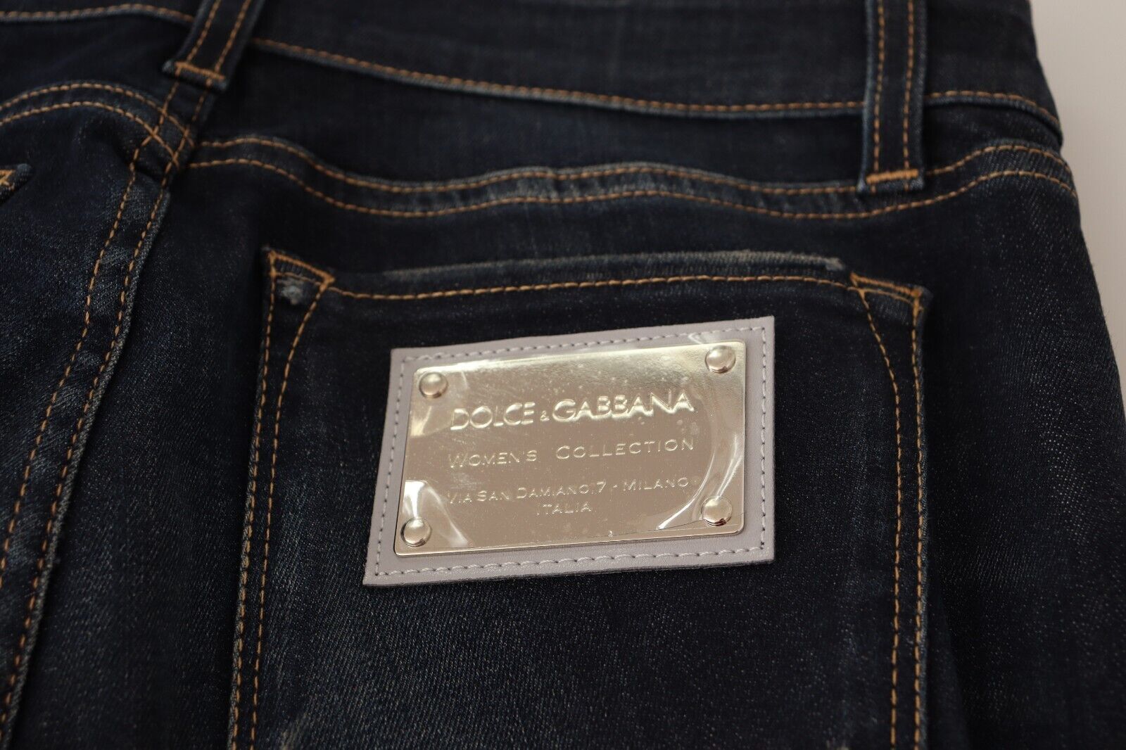 Blauwe wassing slim skinny denim katoenen stretch jeans