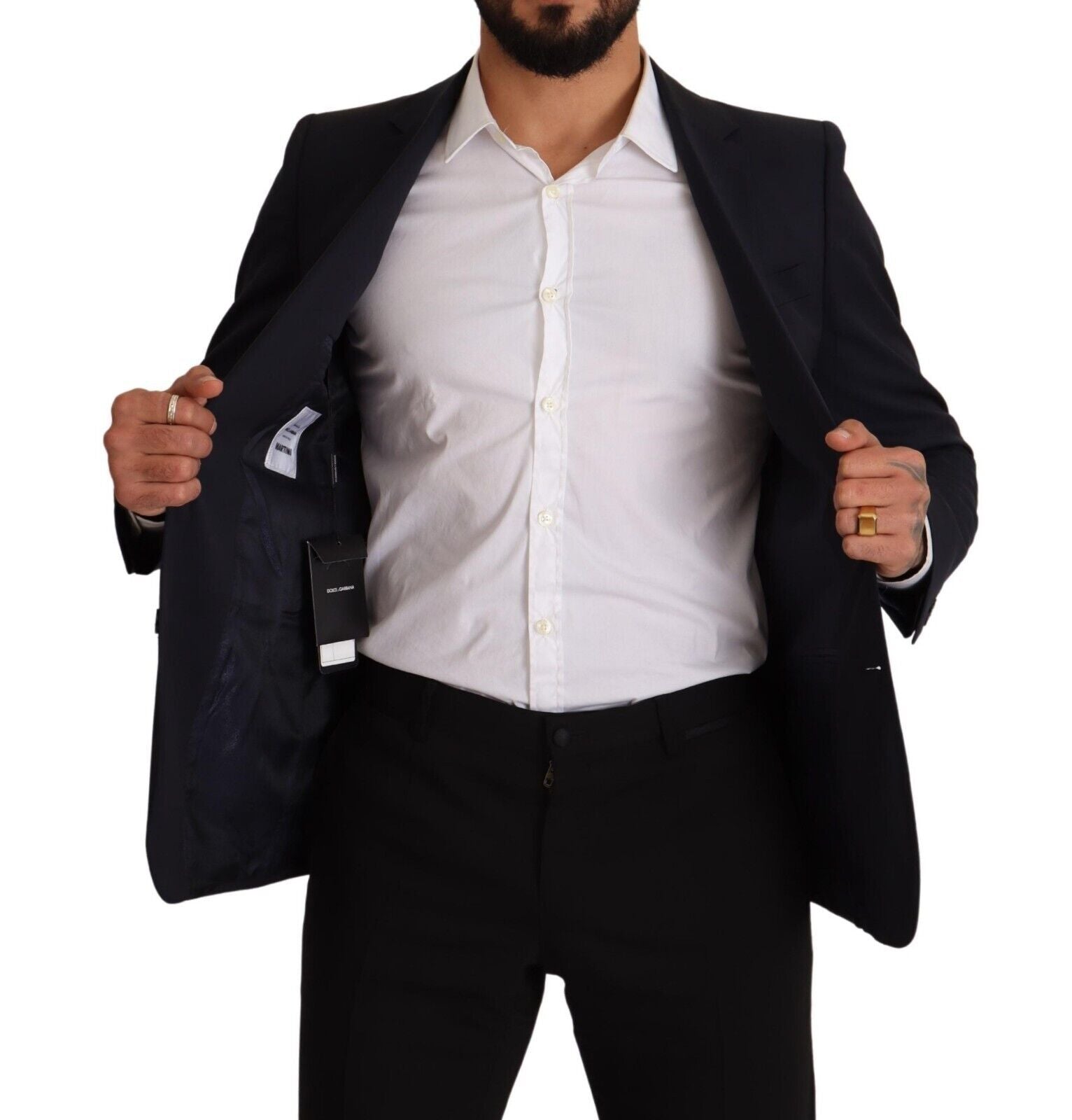 Donkerblauwe enkelrijsjas MARTINI Blazer