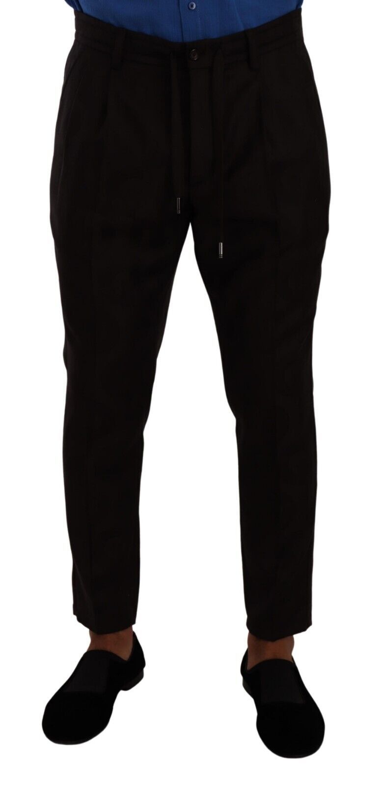 Bordeaux wollen heren skinny broek