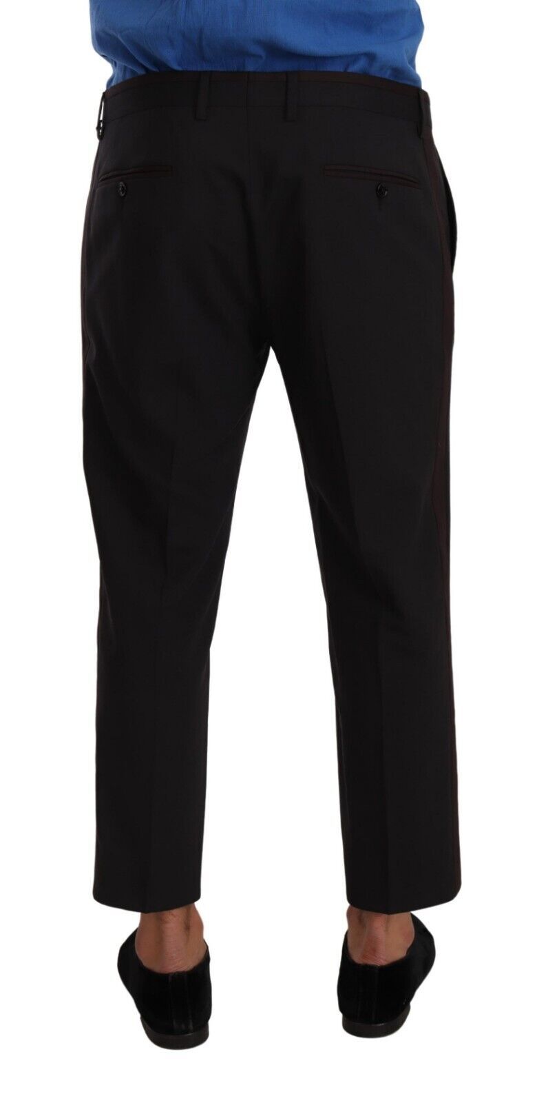 Grijze Bordeaux Wollen Broek