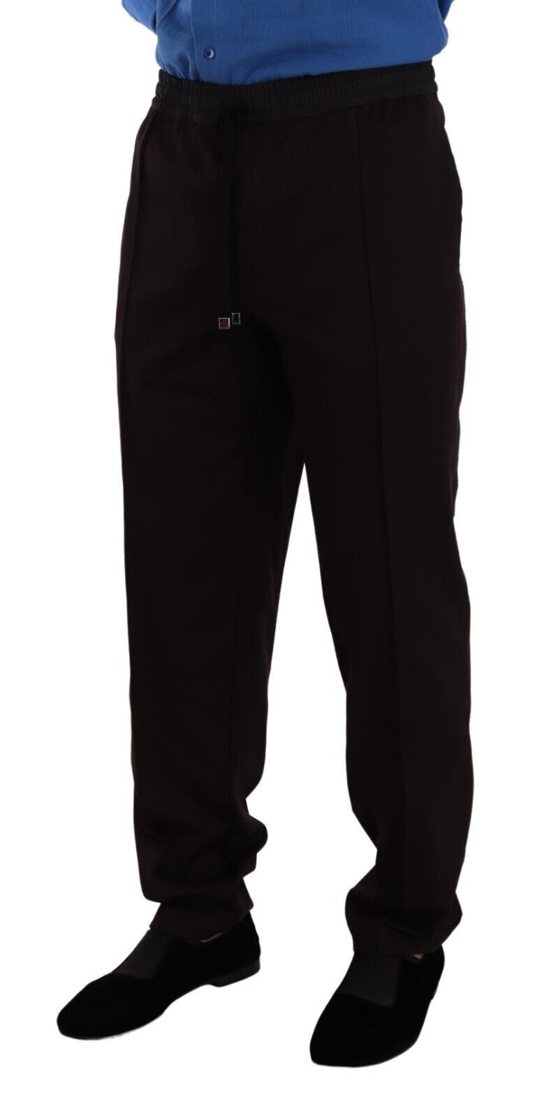 Bordeaux katoenen skinny broek voor heren