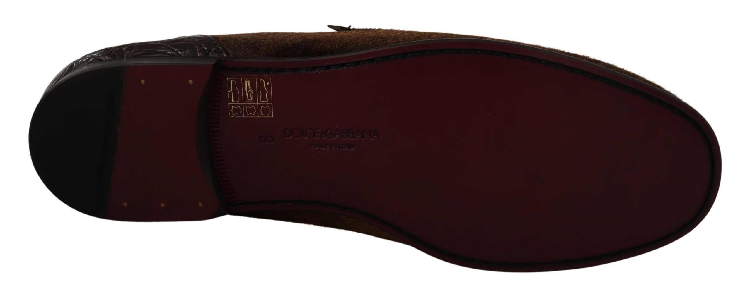 Schoenen Dress Loafers Bruine Leren Slipschoenen