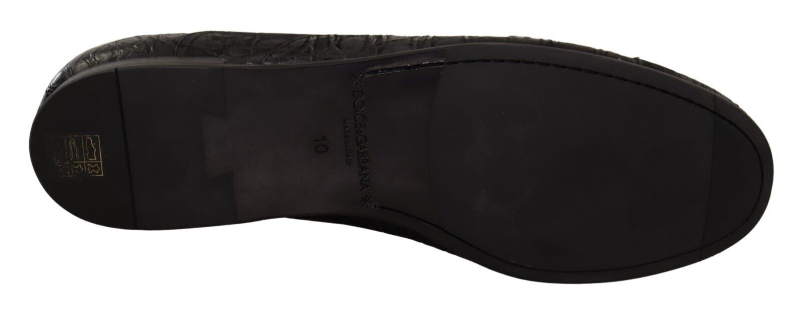 Zwarte Caiman leren Oxford schoenen voor heren