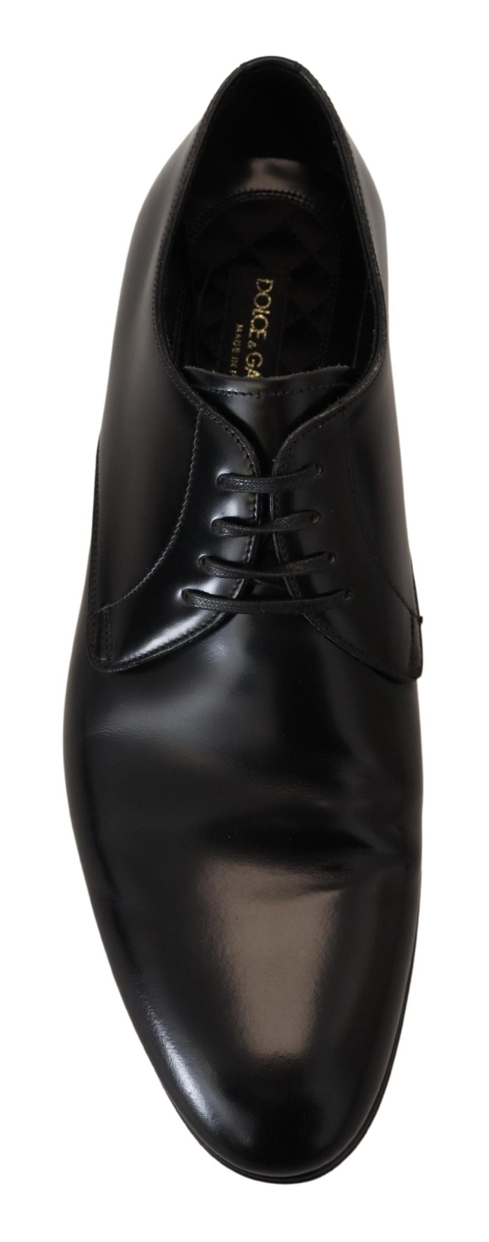 Zwarte leren formele schoenen