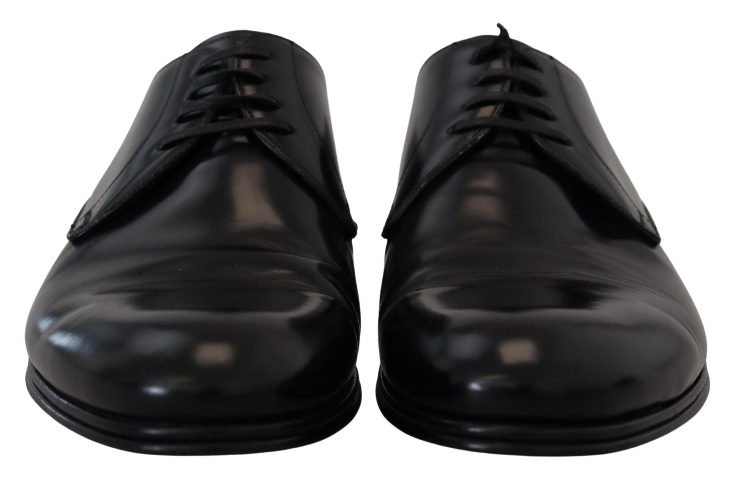 Zwarte leren formele schoenen