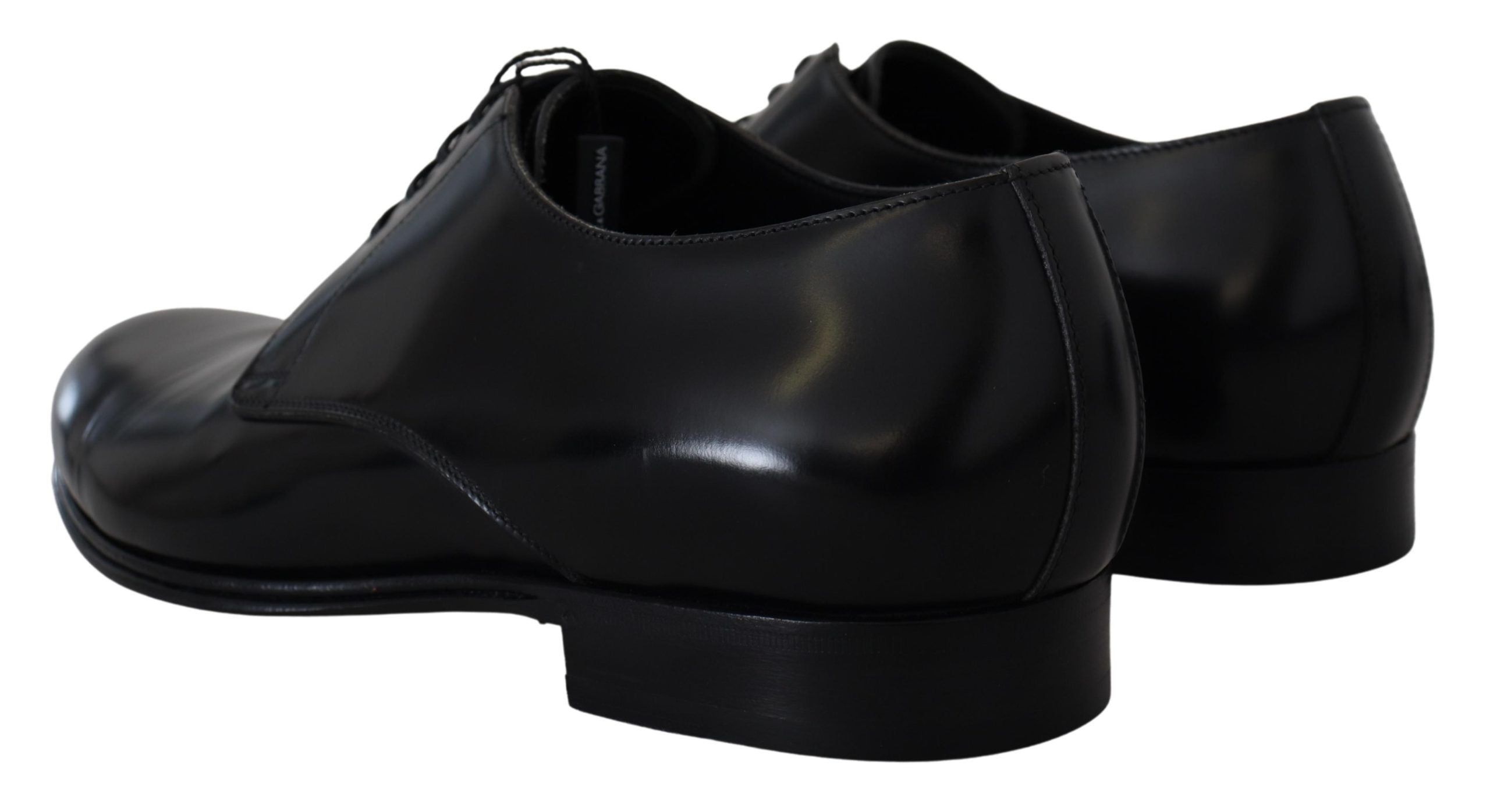 Zwarte leren formele schoenen