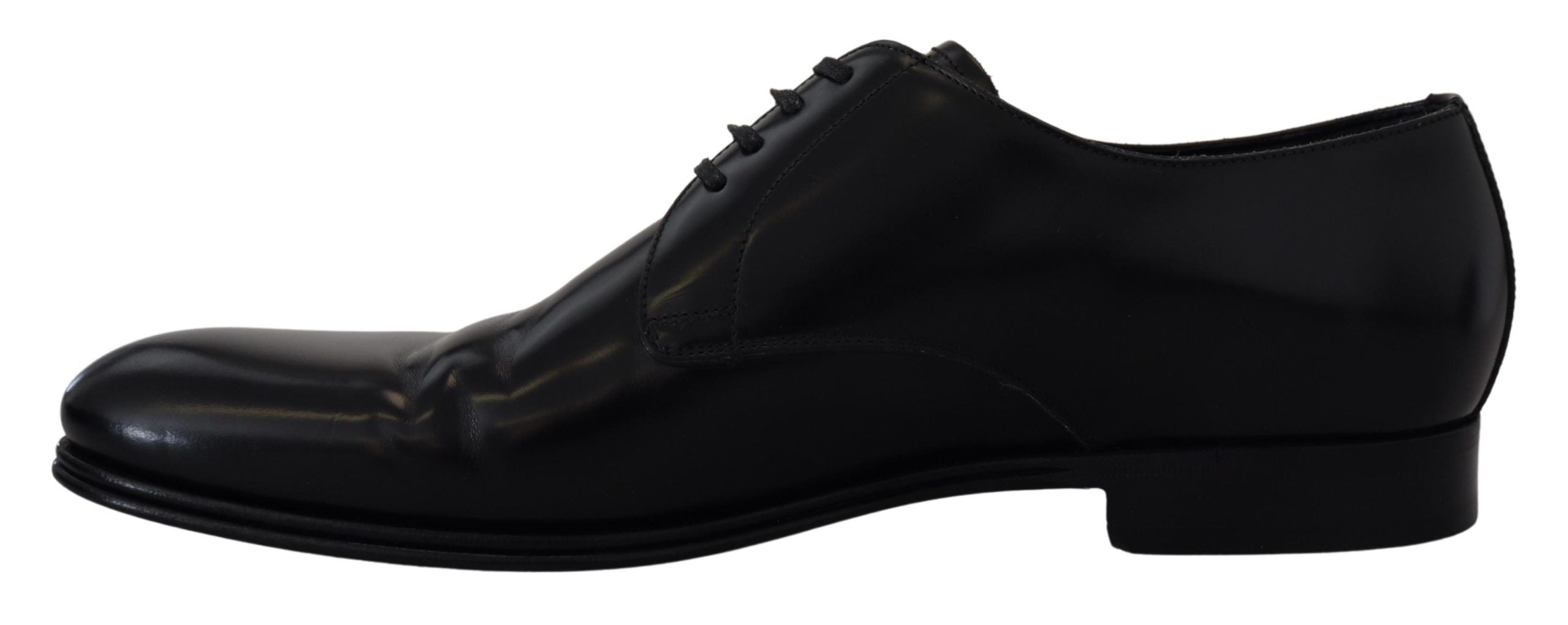 Zwarte leren formele schoenen