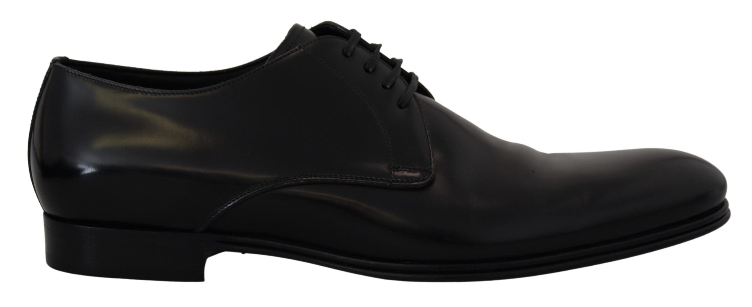 Zwarte leren formele schoenen