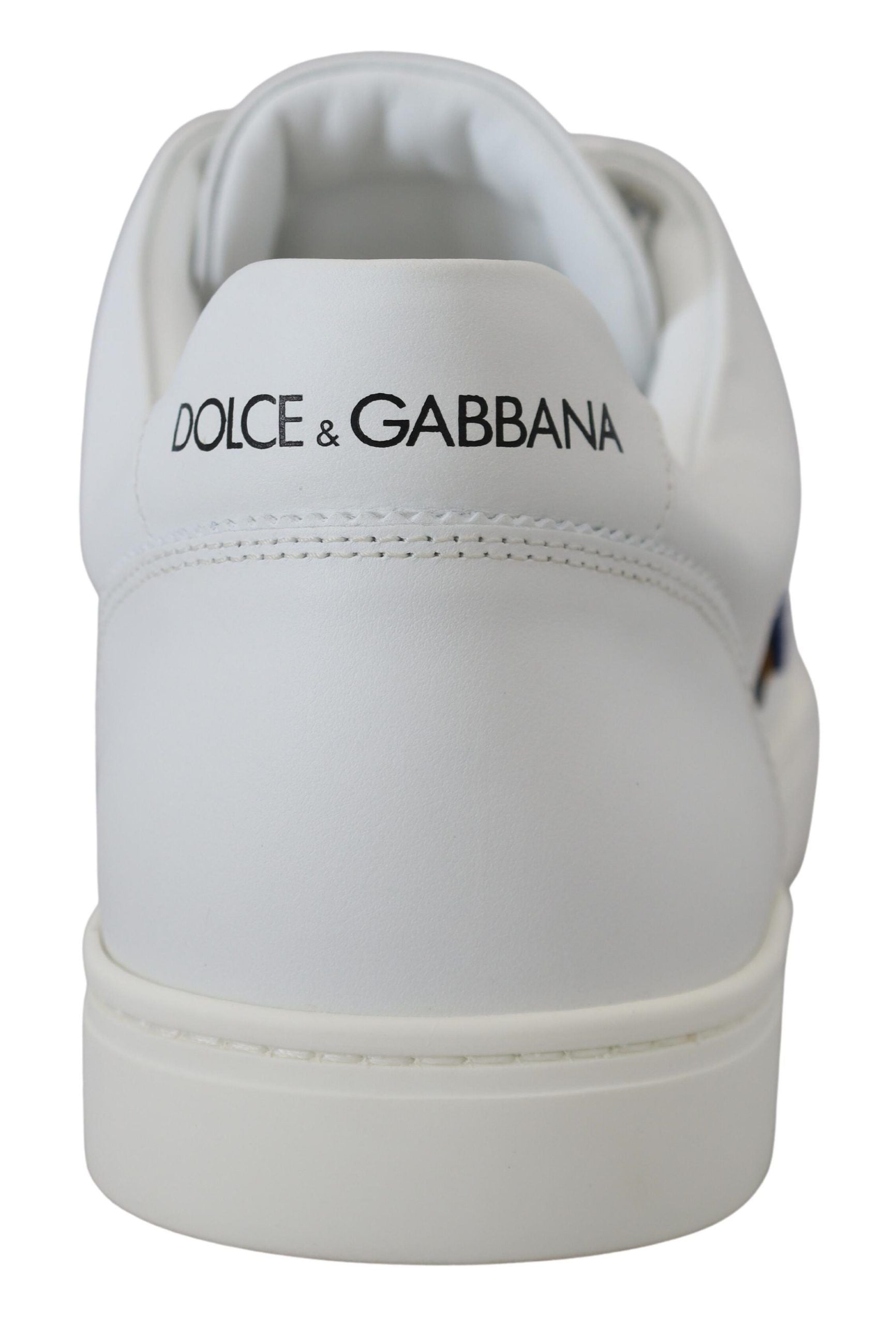 Witte leren DG-logo casual sneakers