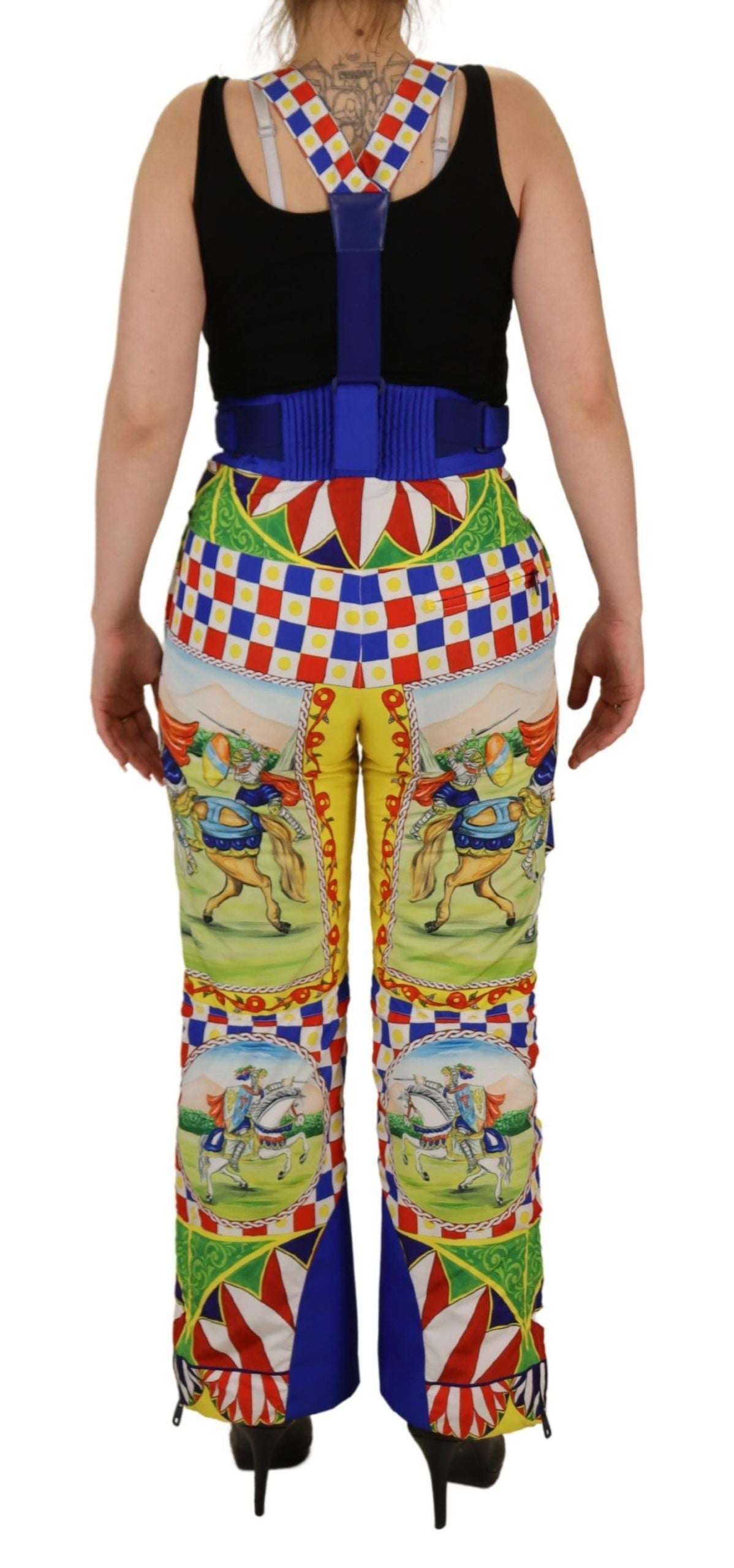 Multicolor bedrukte sneeuwbroek
