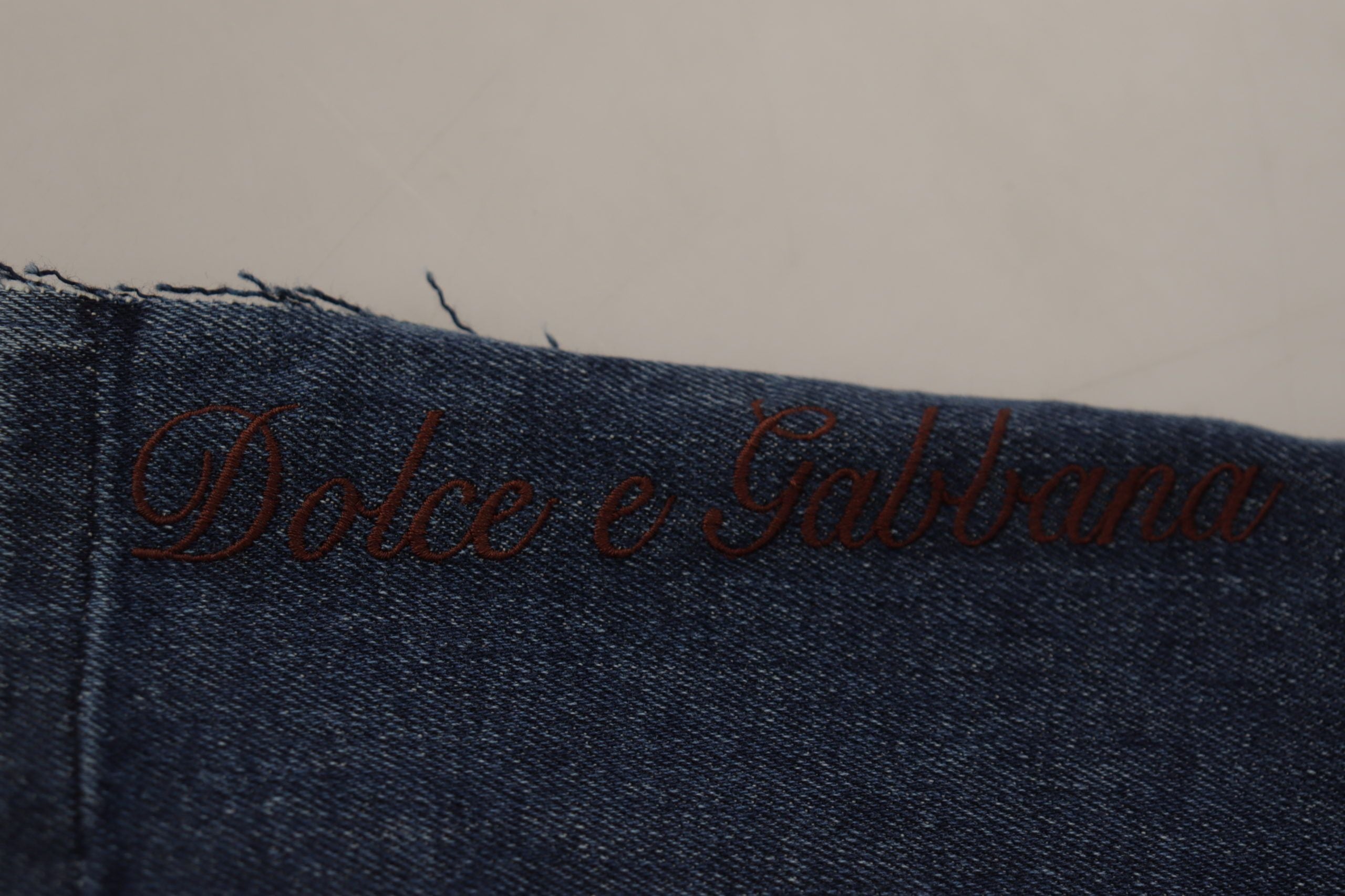 Multicolor Patchwork DG Fashion Wijde Broek Denim