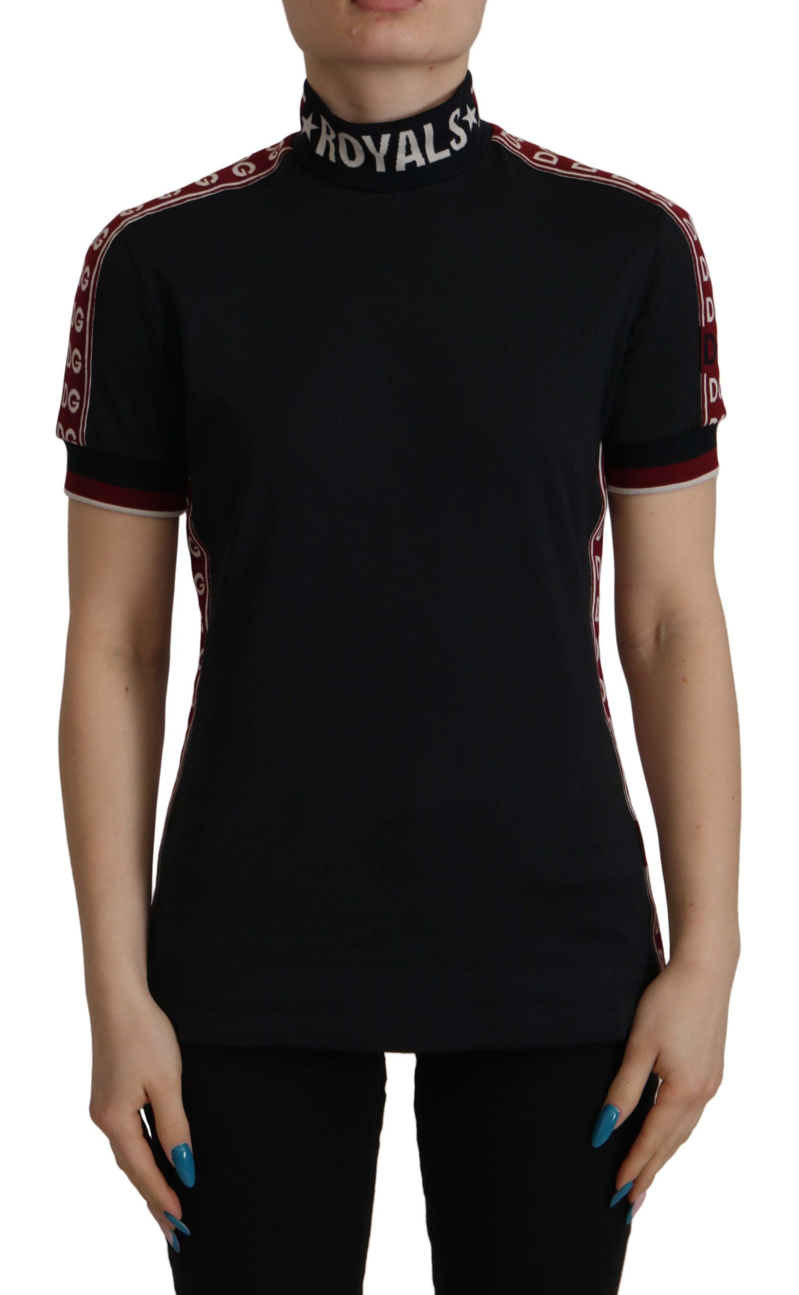 Zwart #DGMillennials T-shirt van 100% katoen