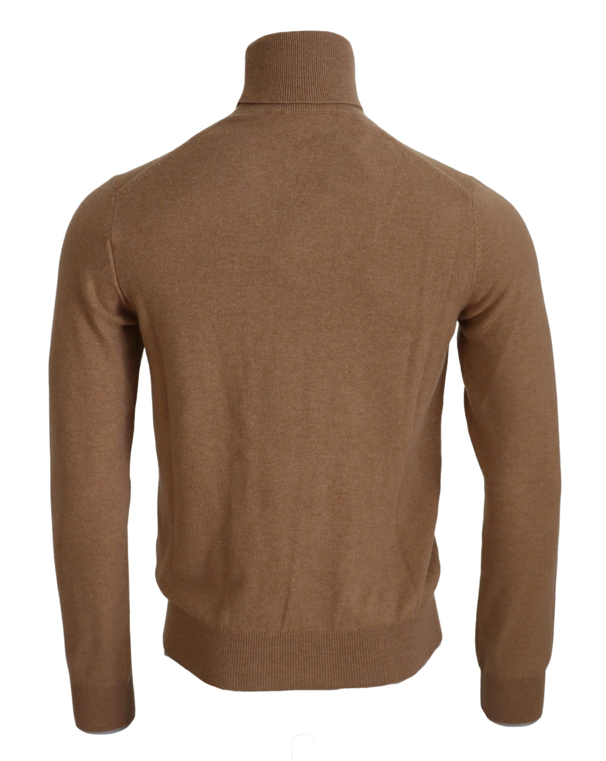 Beige kasjmier coltrui